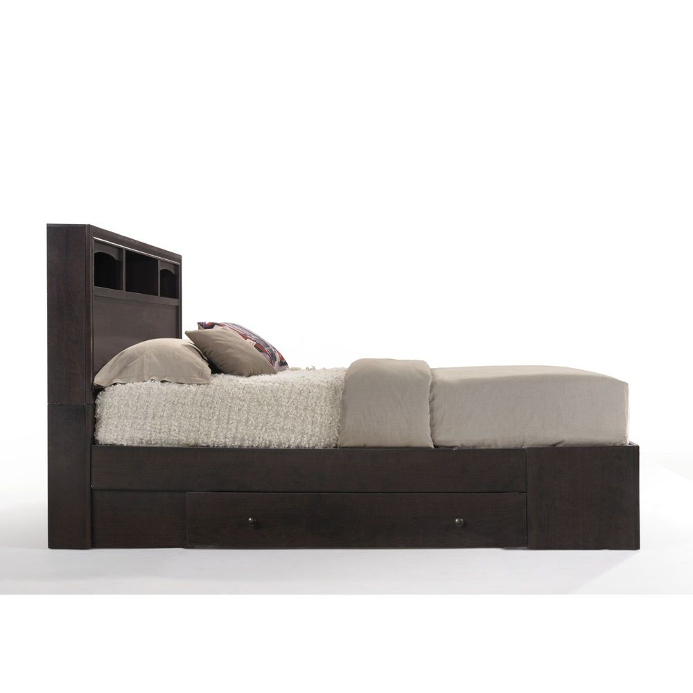 Madison II - Queen Bed - Espresso, dark brown, view 3
