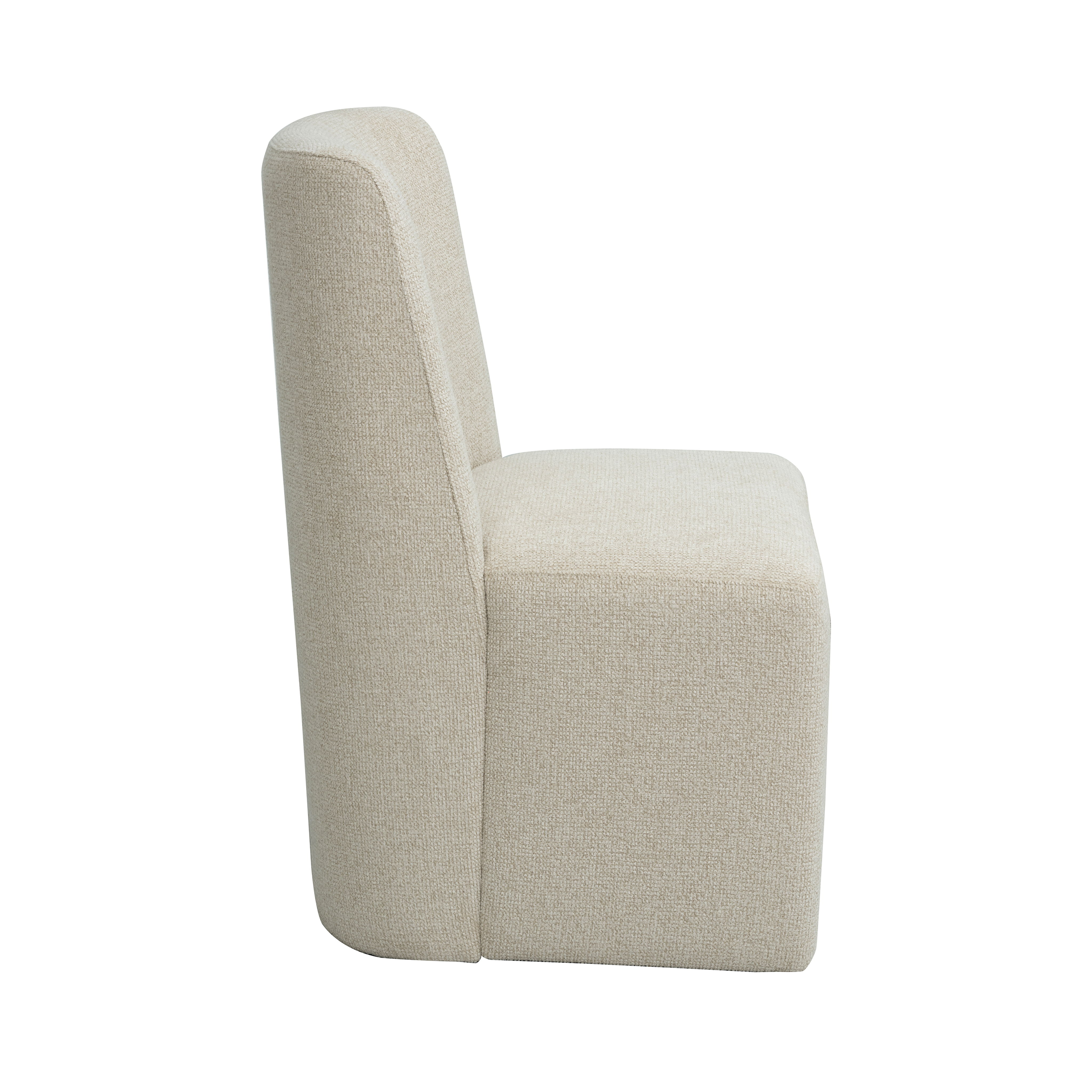 Waterfall - Upholstered Dining Chair (Set of 2) - Beige, beige, view 3