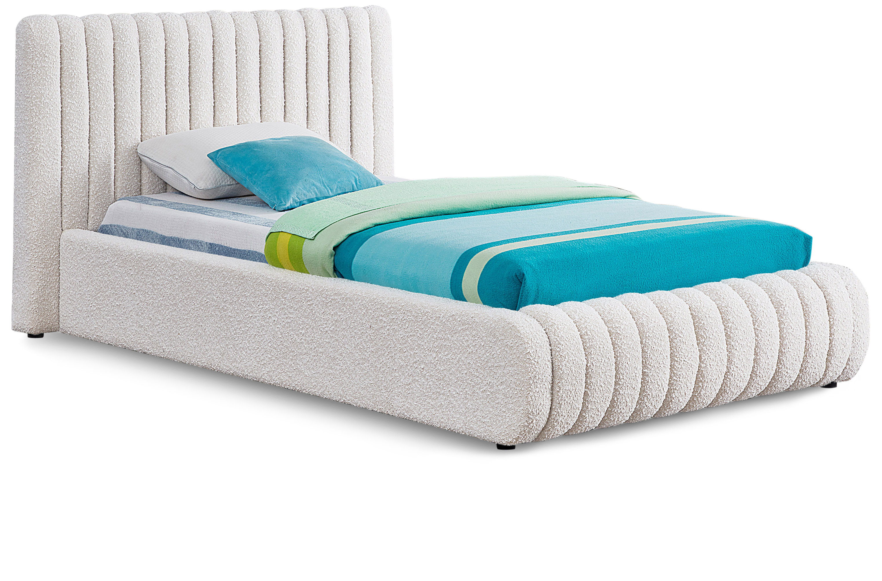 Nash - Twin Bed - Cream
