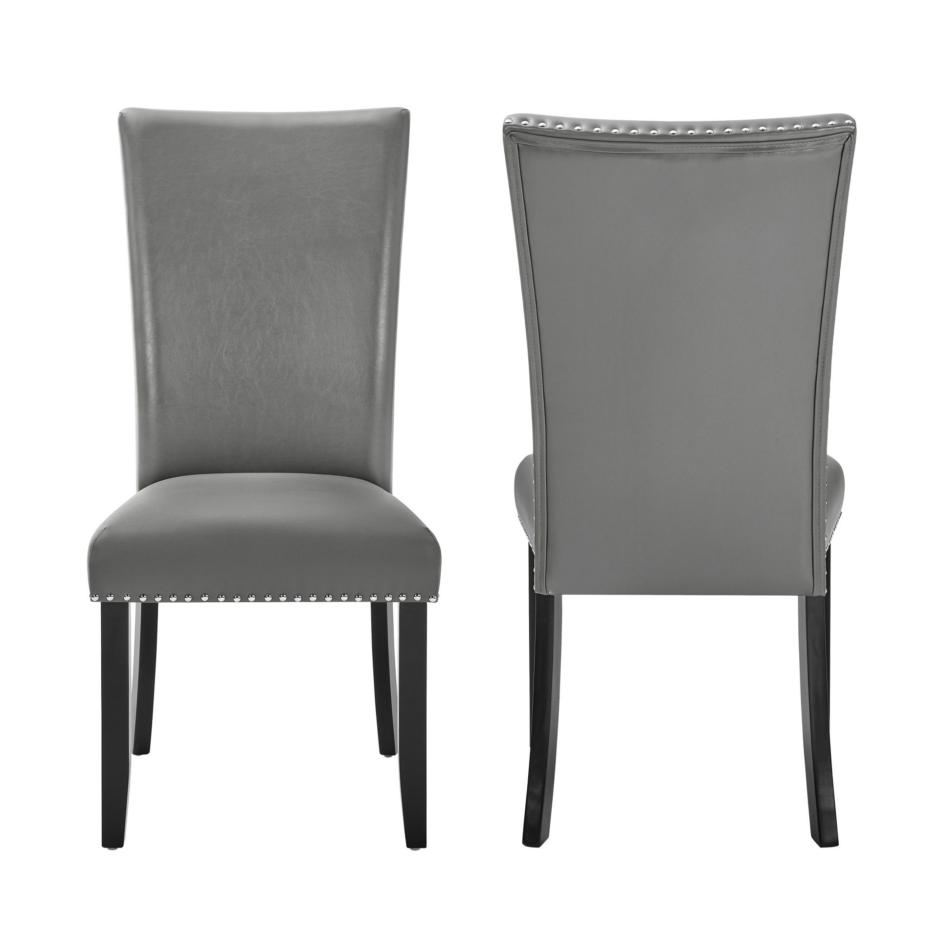 Lyra - Dining Chair (Set of 2) - Gray, dark gray, view 6