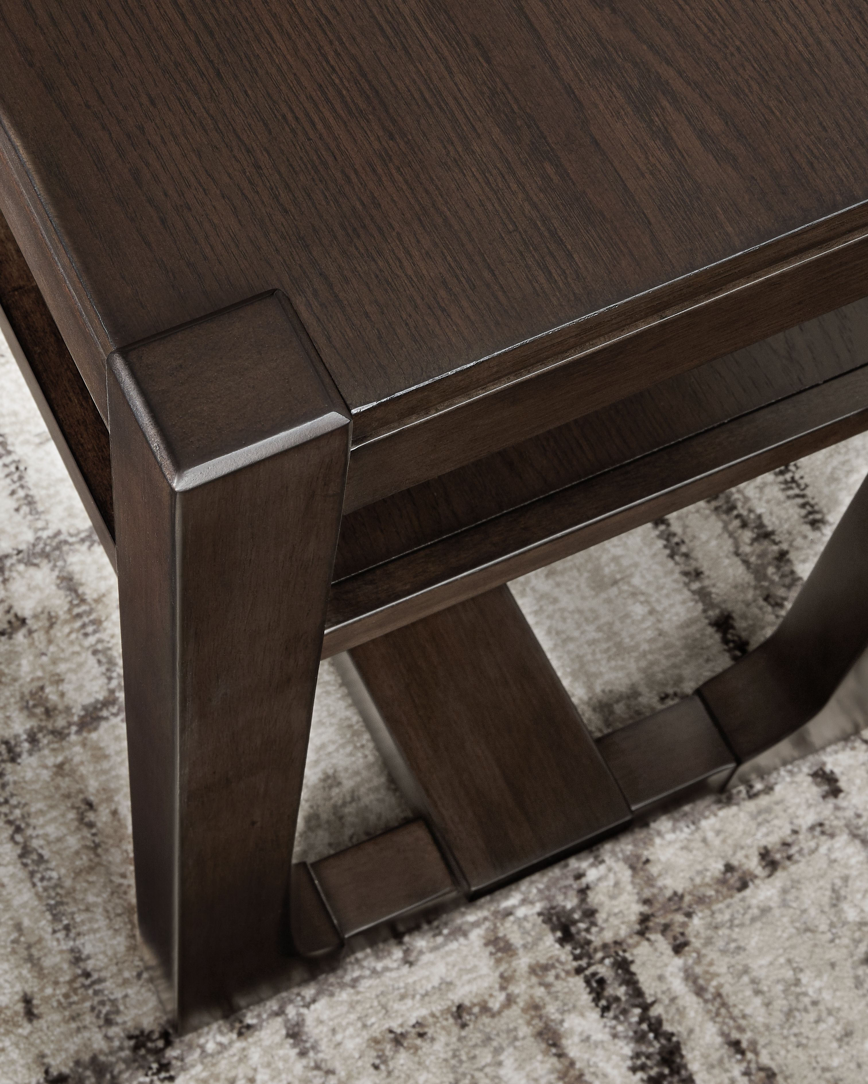 Ashley Furniture Breckington - Sofa Table - Dark Brown - Image 5