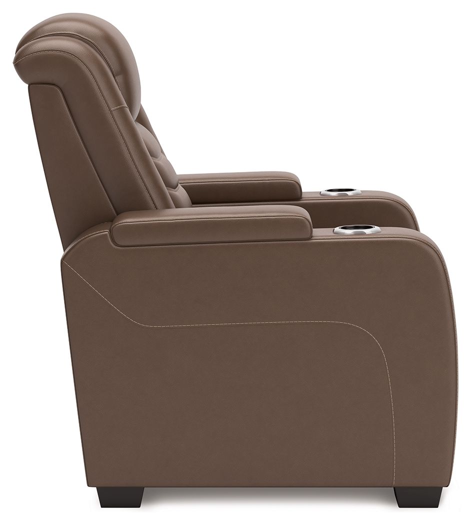 Ashley Furniture High Impact - Power Recliner / Adj Headrest - Tobacco - Image 7