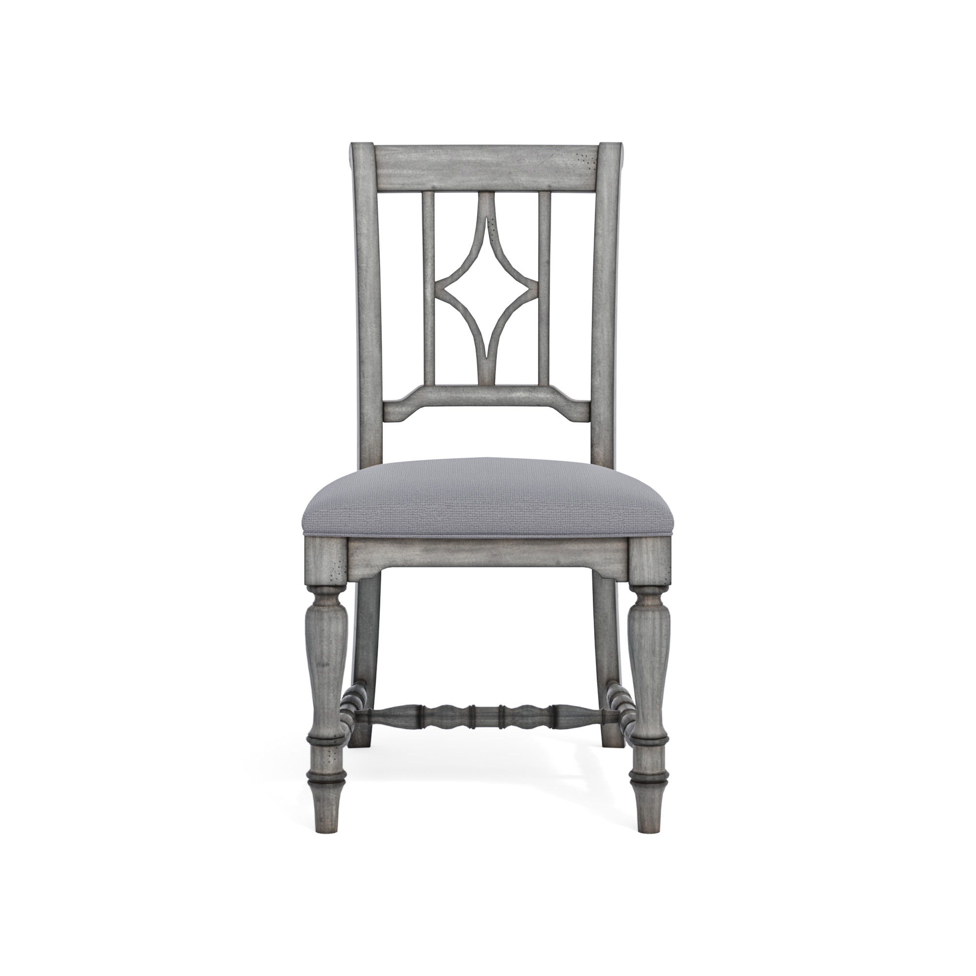 Plymouth - Upholstered Dining Chair (Set of 2) - Gray, gray, view 2