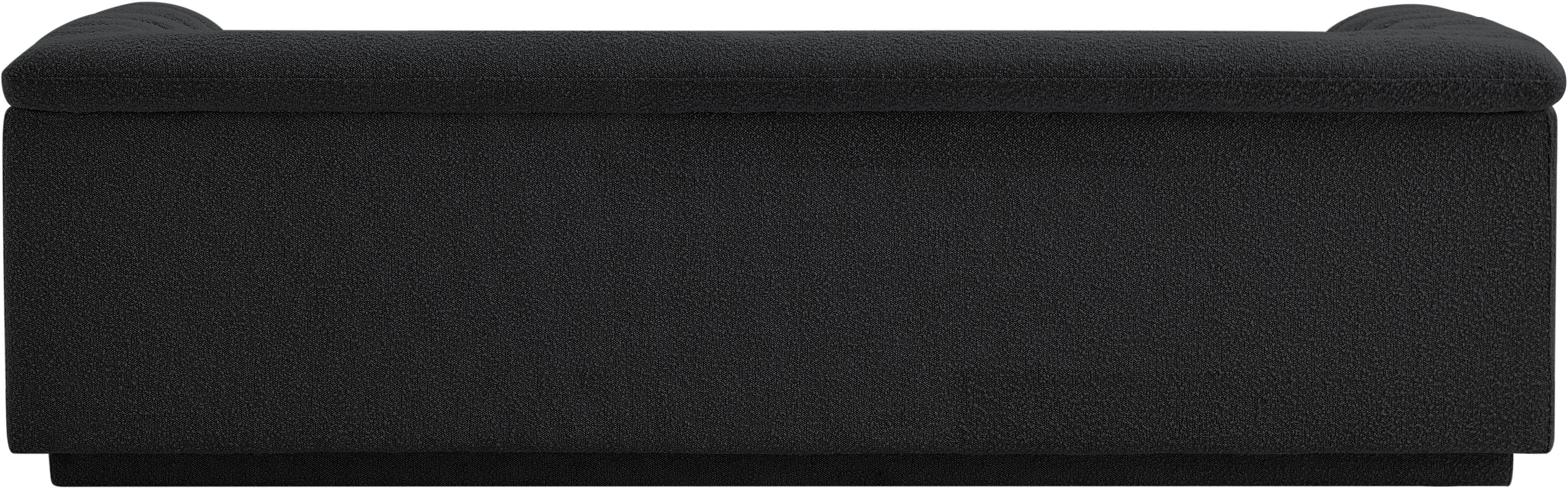 Cascade - Boucle Sofa - Black