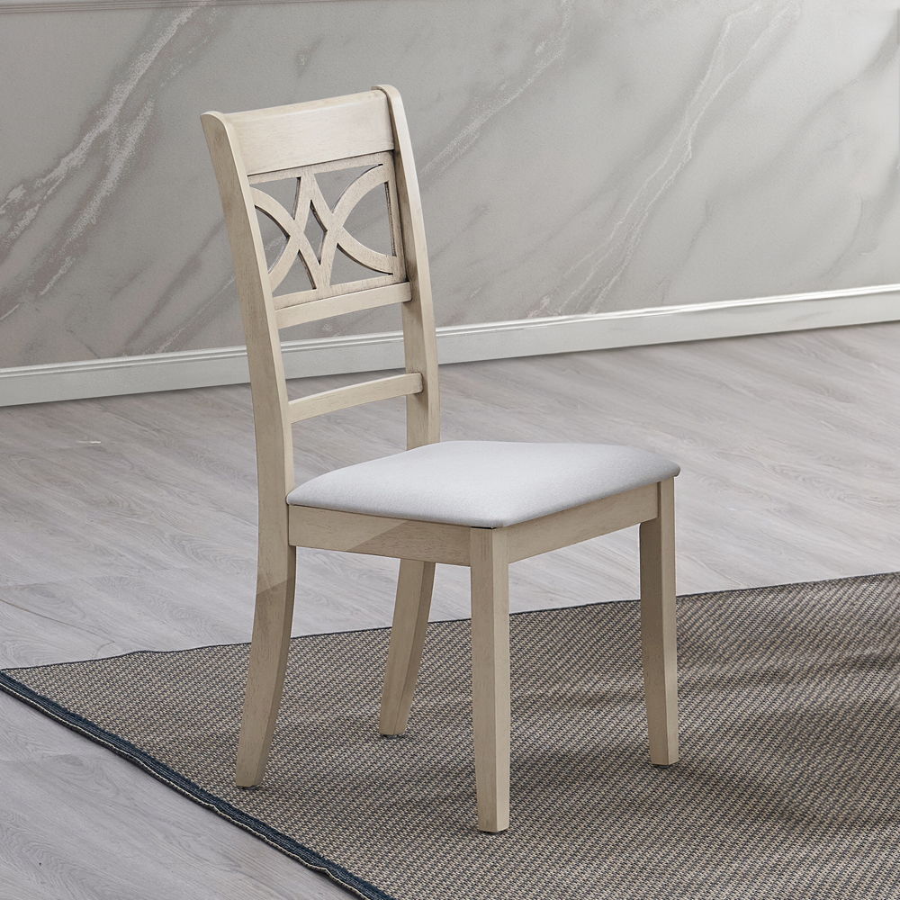 Ferris - Side Chair (Set of 2) - Antique Gray, beige