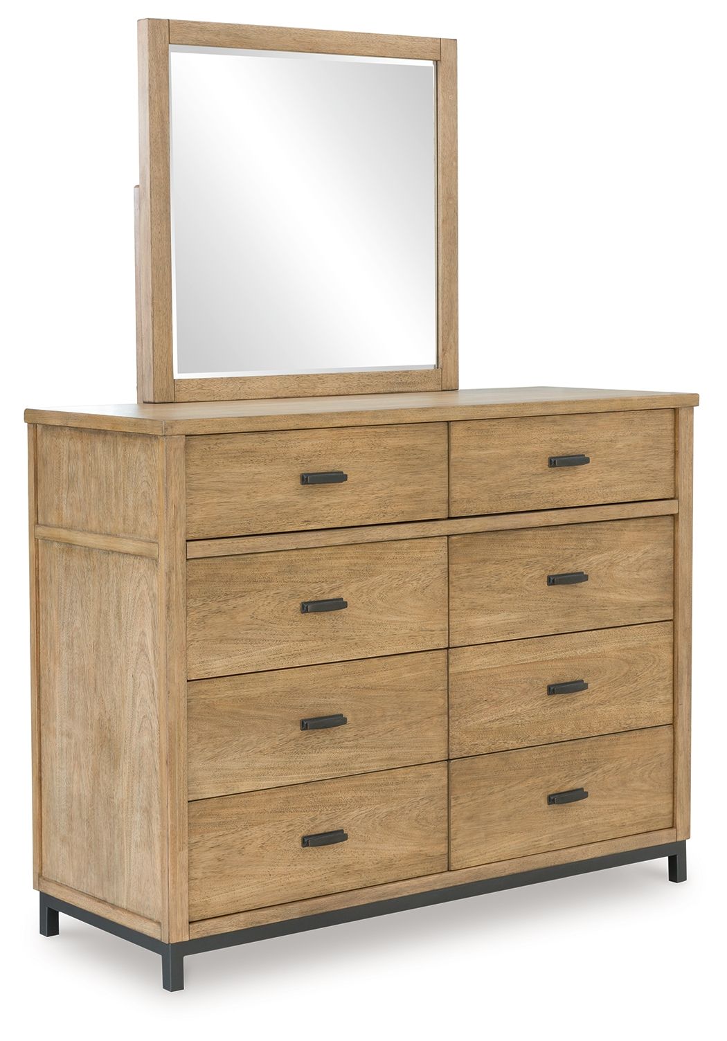 Ashley Tomtyn - Light Brown - Dresser And Mirror