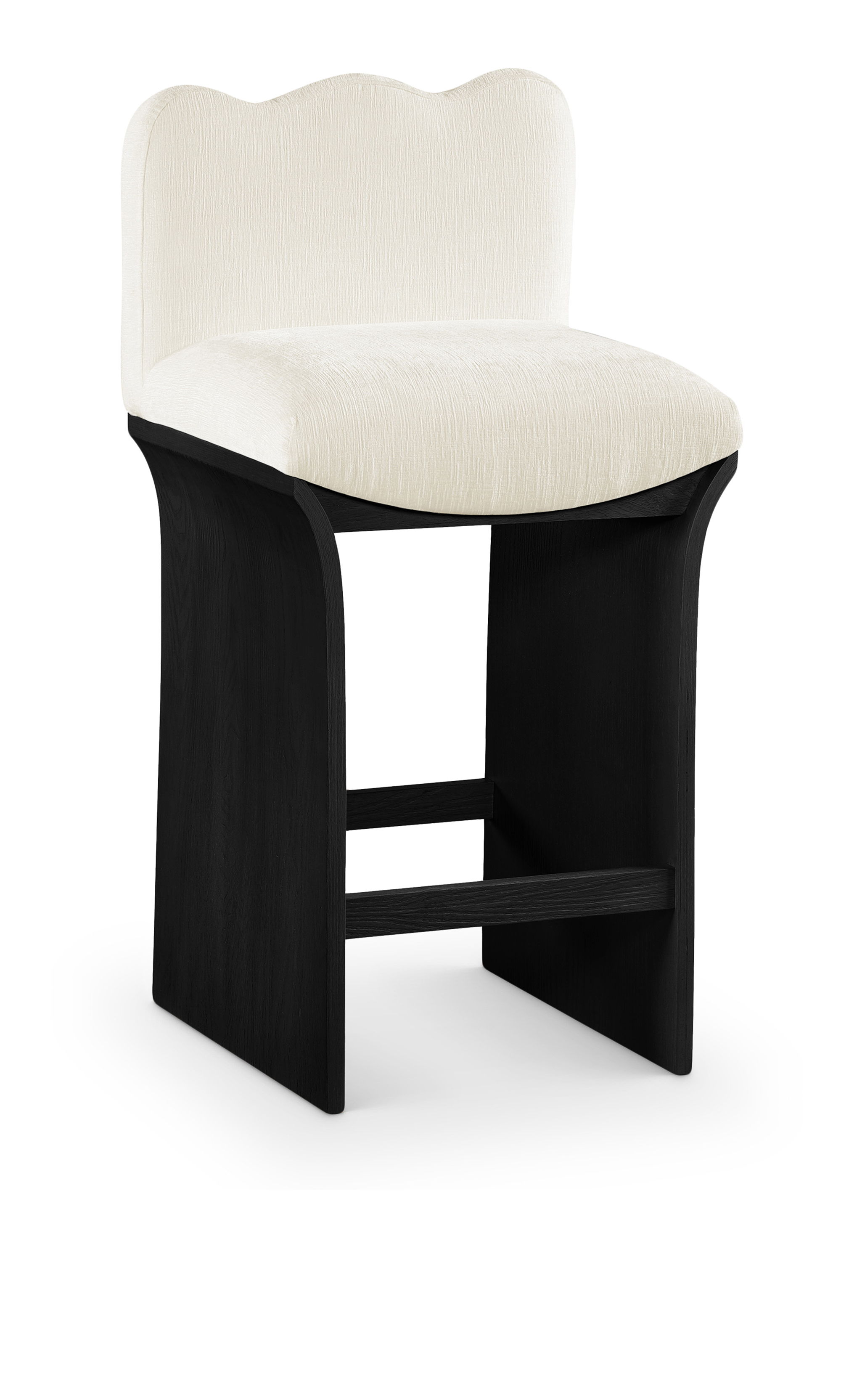 Shaw - Upholstered Counter Stool - Cream