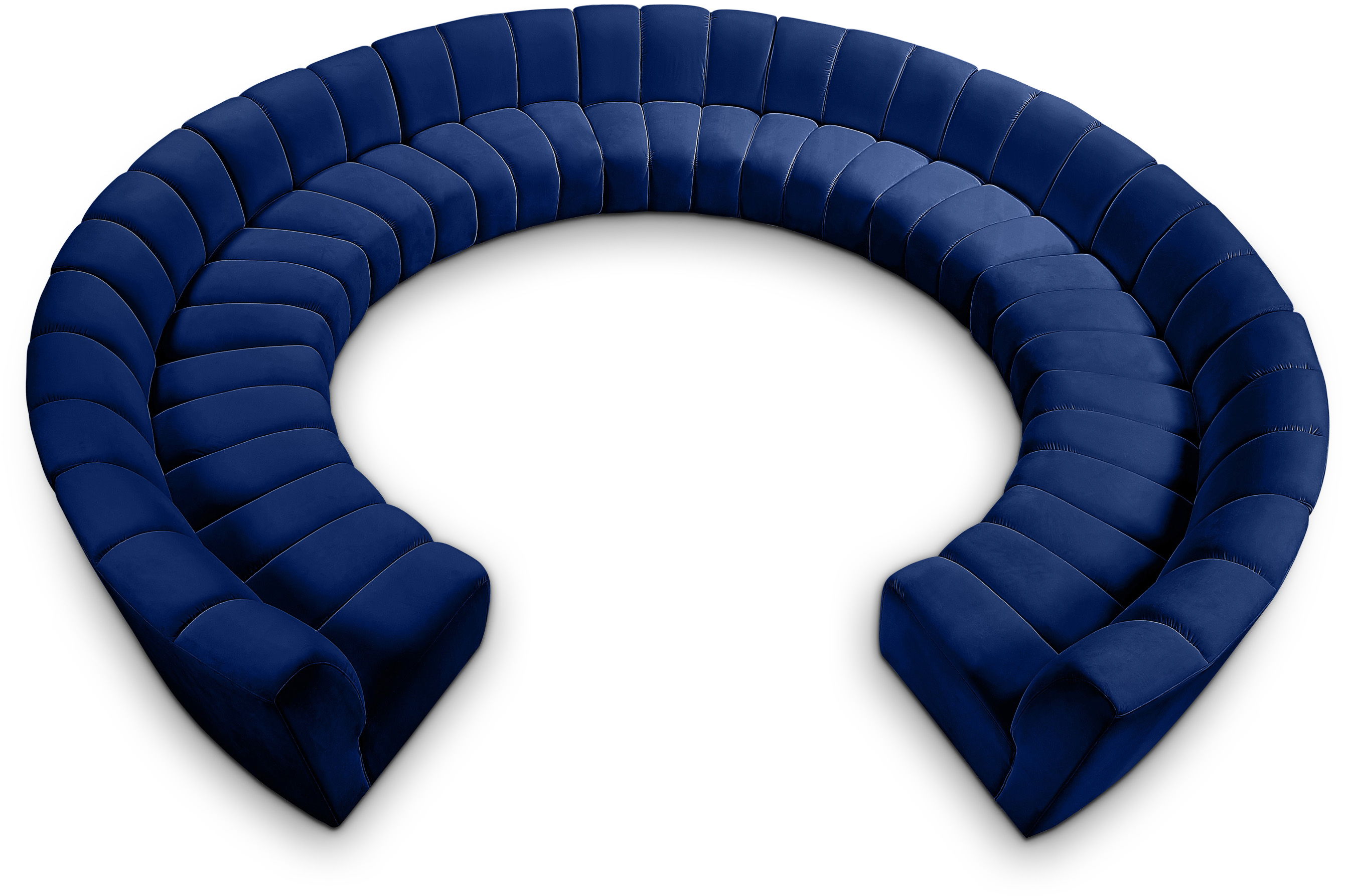 Infinity - 11 Piece Modular Sectional - Navy