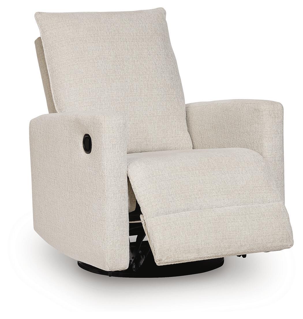 Ashley Furniture Oaklynn-Manor - Swivel Glider Recliner - Canvas - Image 3