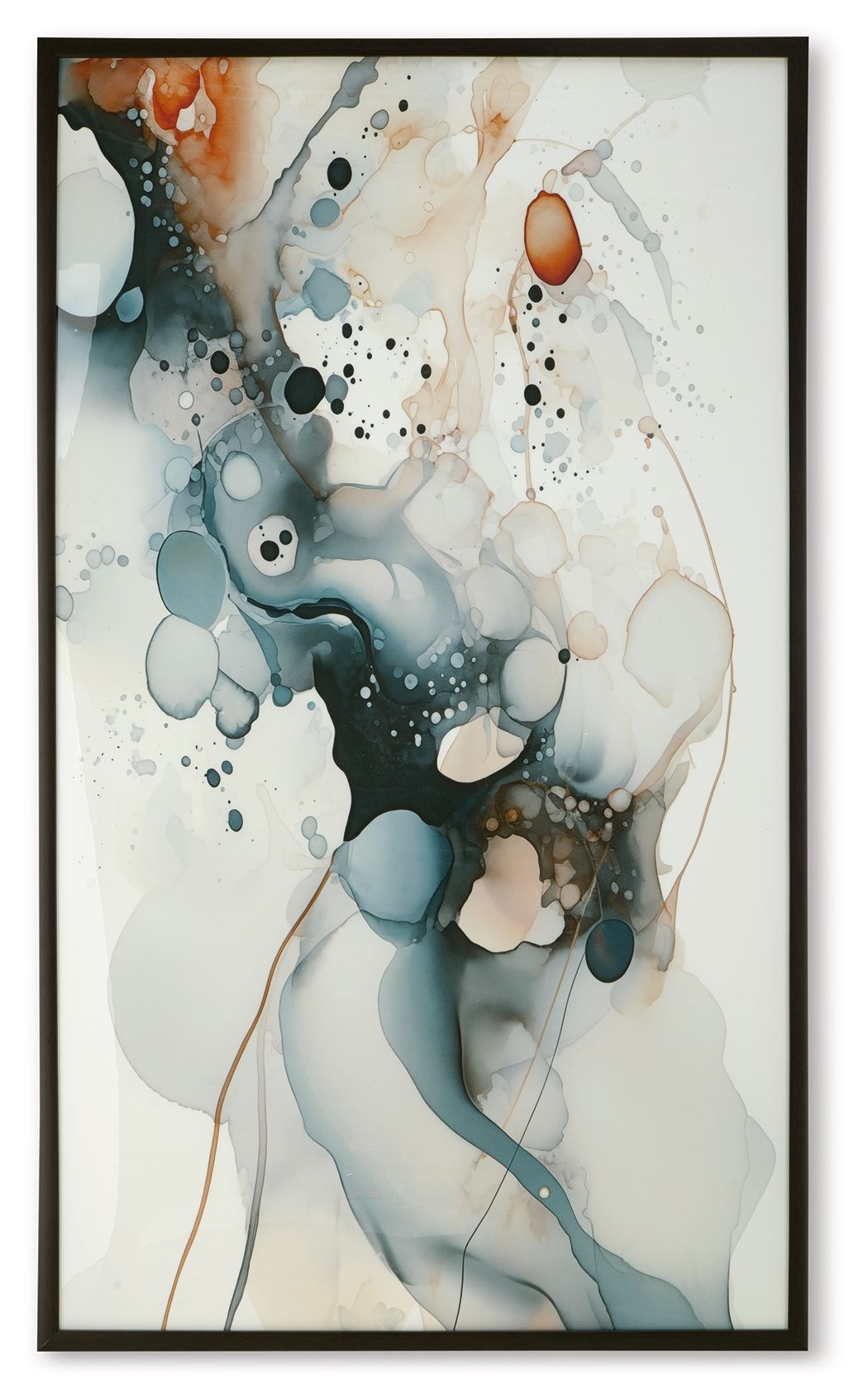 Ashley Furniture Foxenburg - Wall Art - Blue / Amber / White - Image 5
