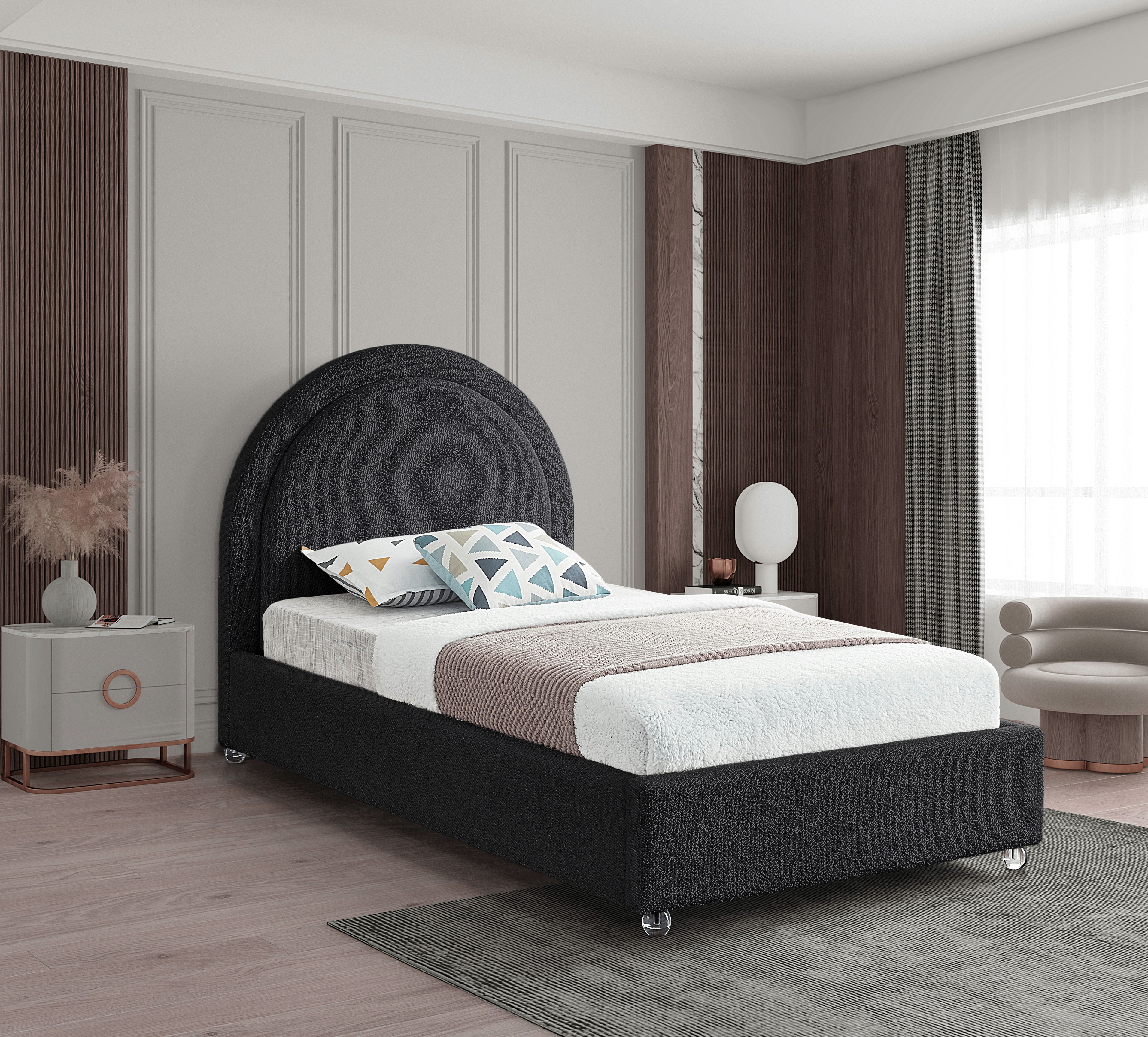 Milo - Twin Bed - Black