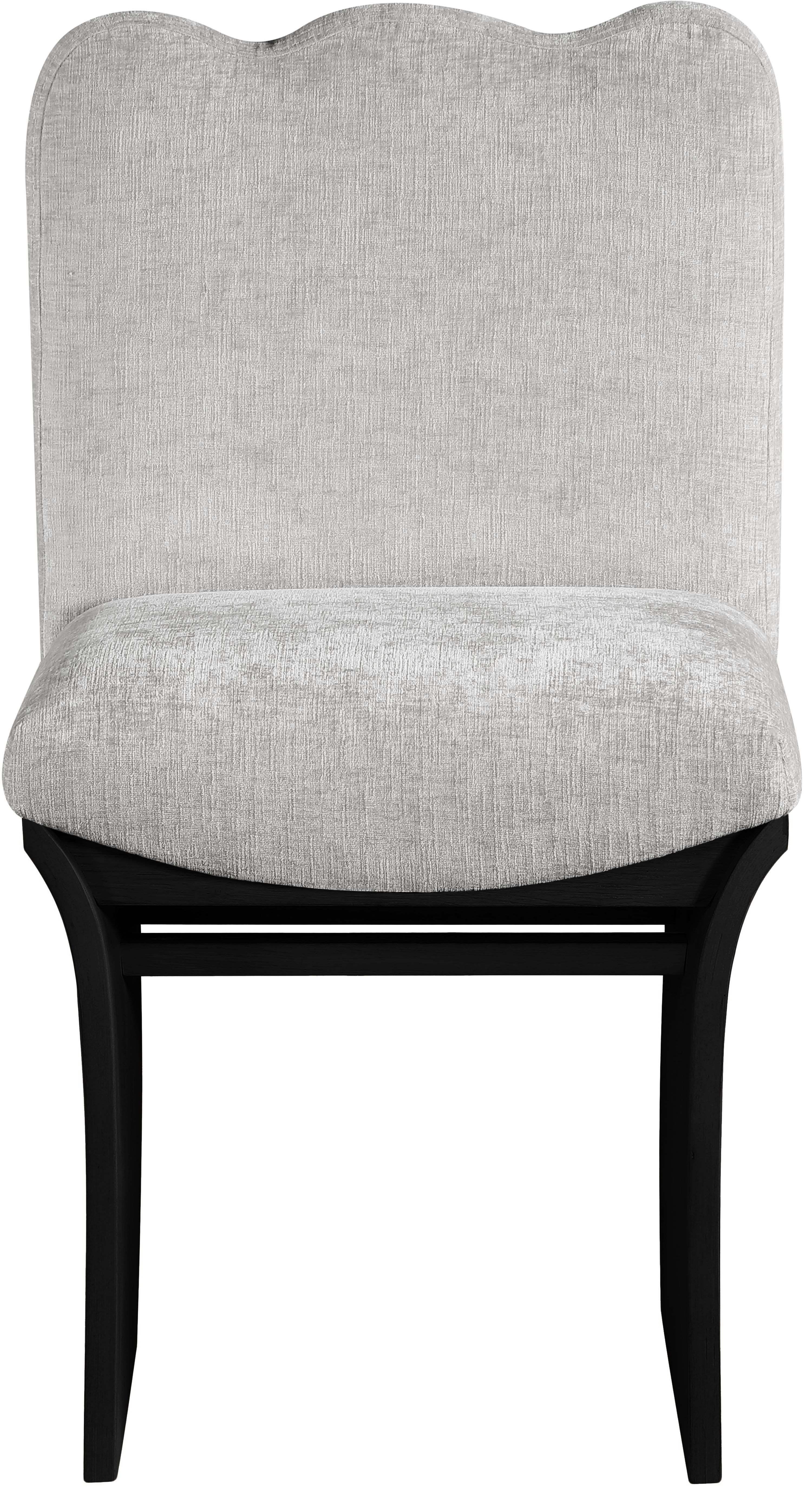 Shaw - Chenille Fabric Upholstered Dining Chair - Gray