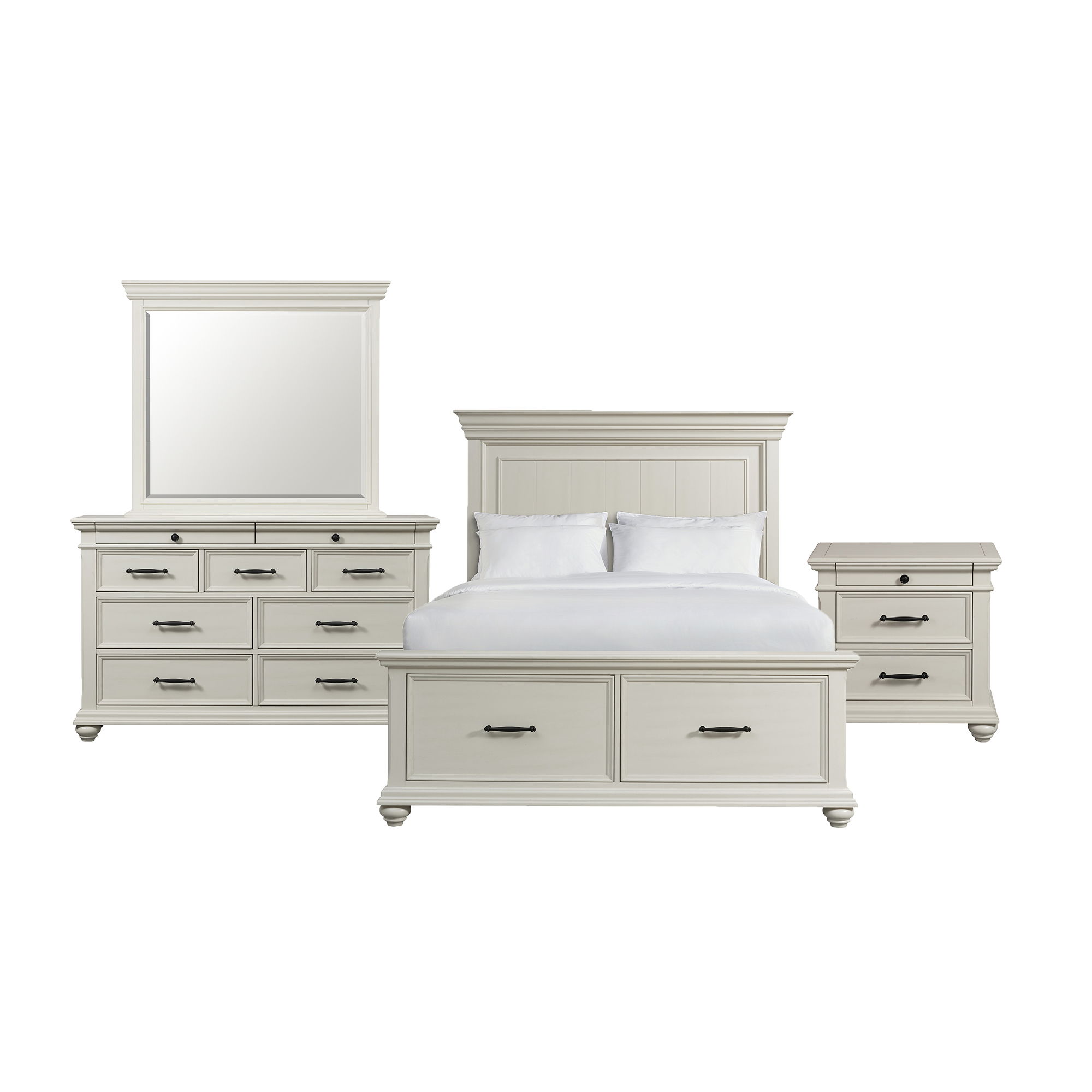 Queen · 4 Pc · Bedroom Set