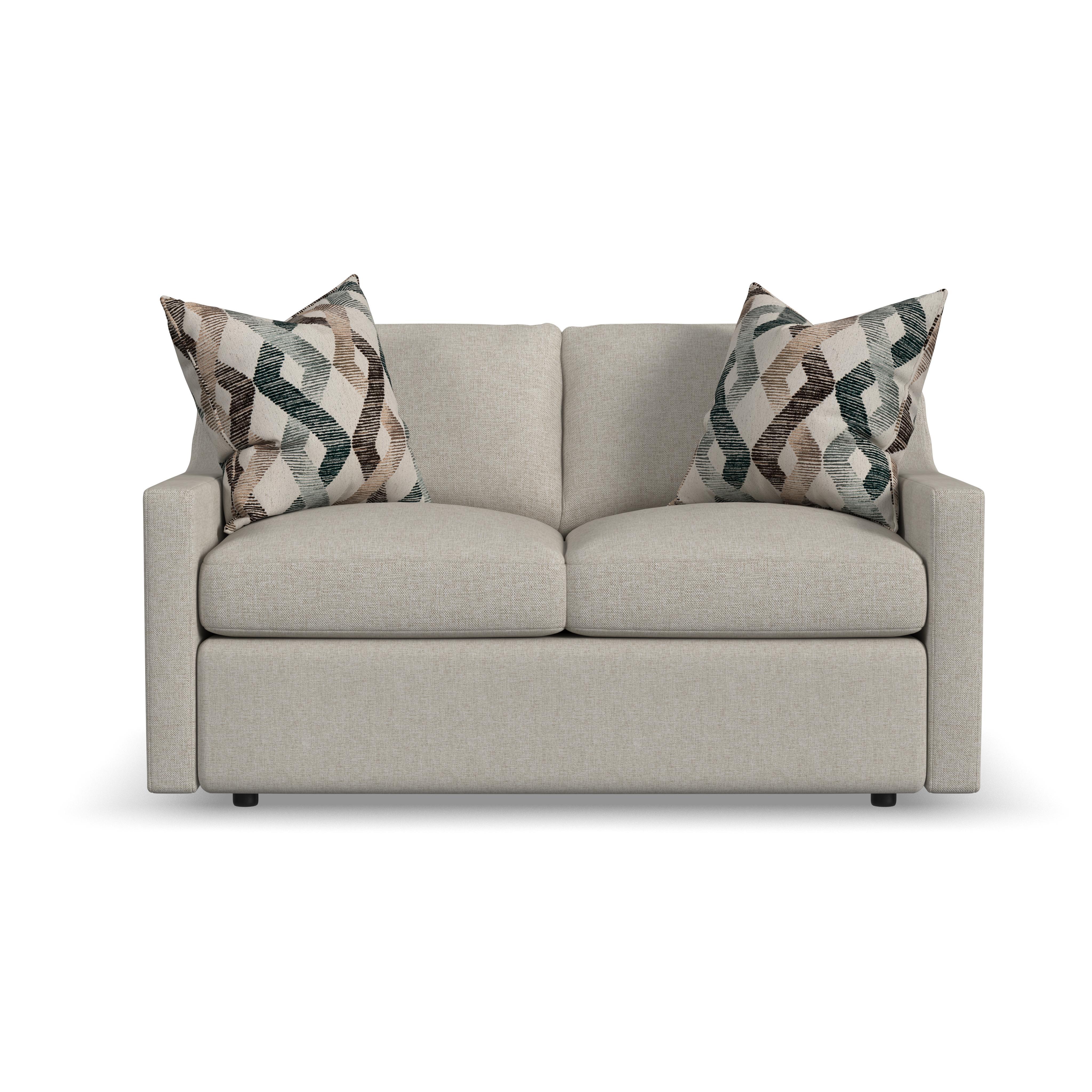 Sky - Fabric Upholstered Loveseat, light gray, view 5