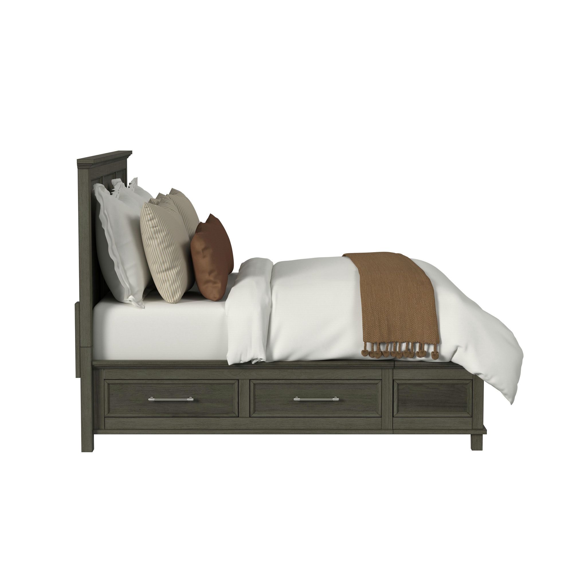 Canterbury - Queen Storage Bed - Gray