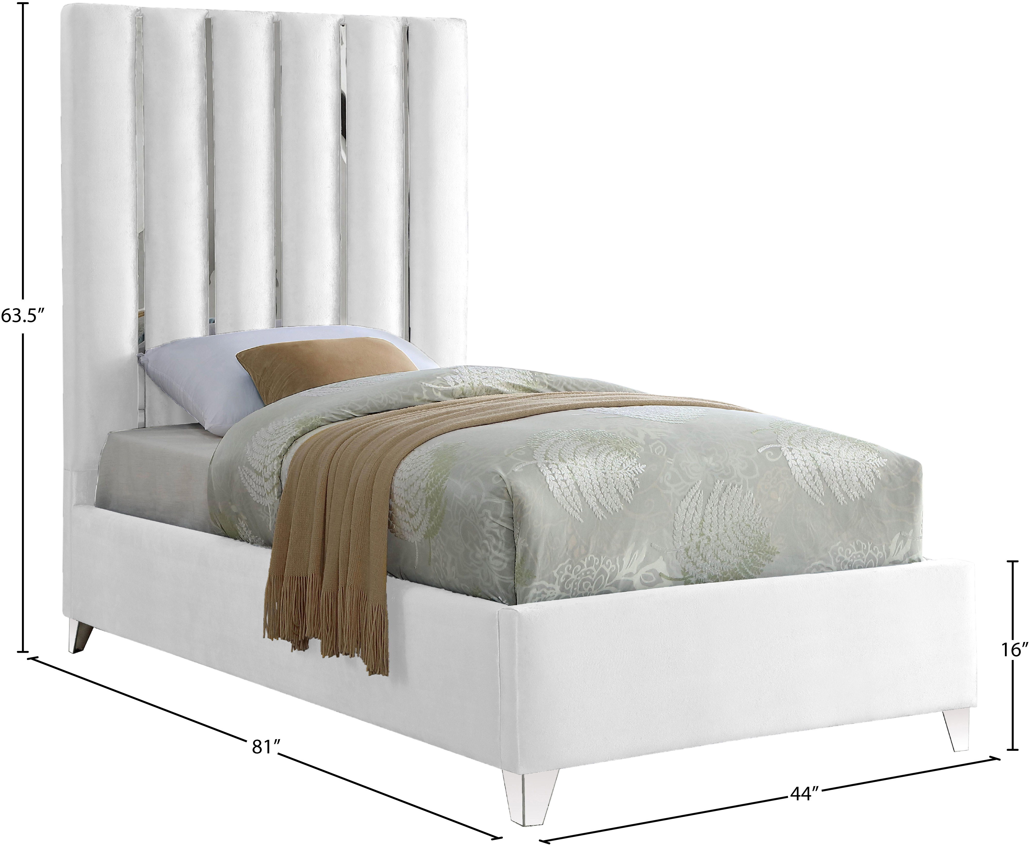 Enzo - Twin Bed - White