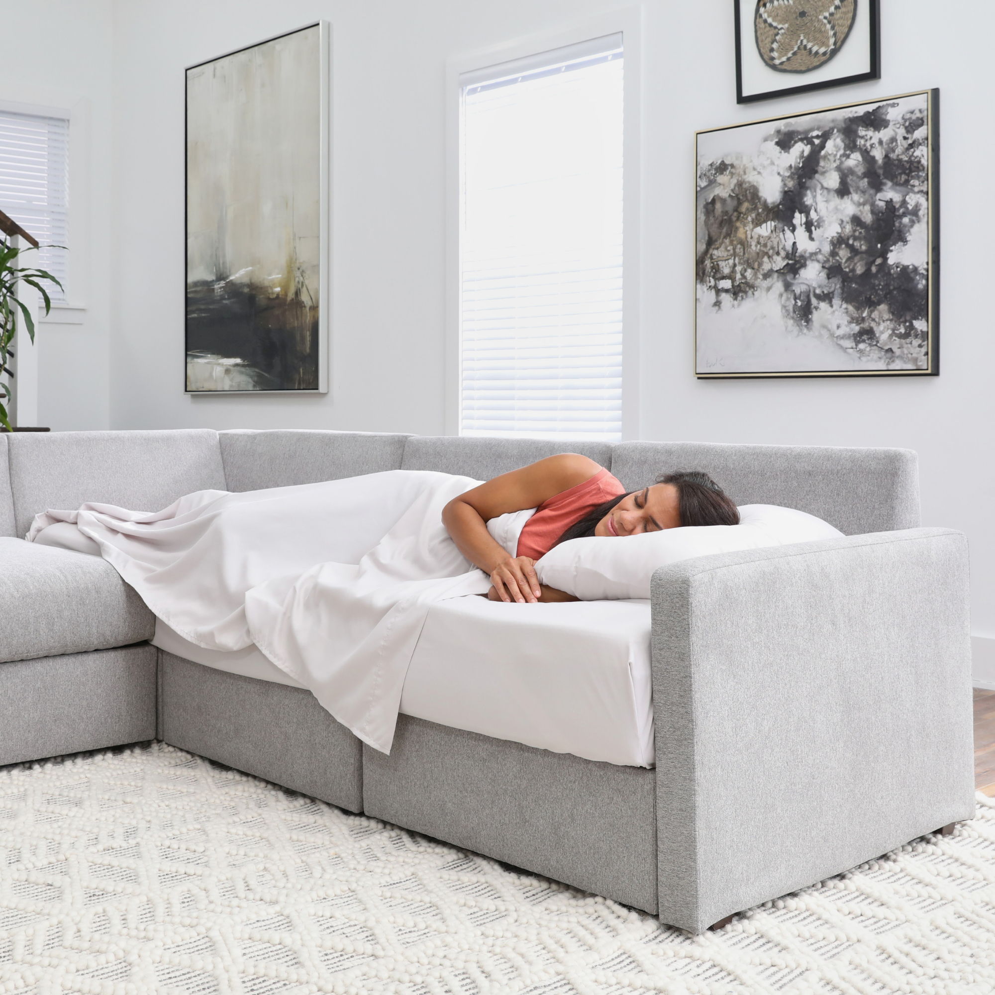 Flex - Polyester Fabric Sleep Kit - White, white, view 5
