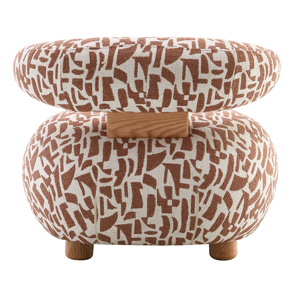 Lynn - Accent Chair - Brown, light brown, view 4