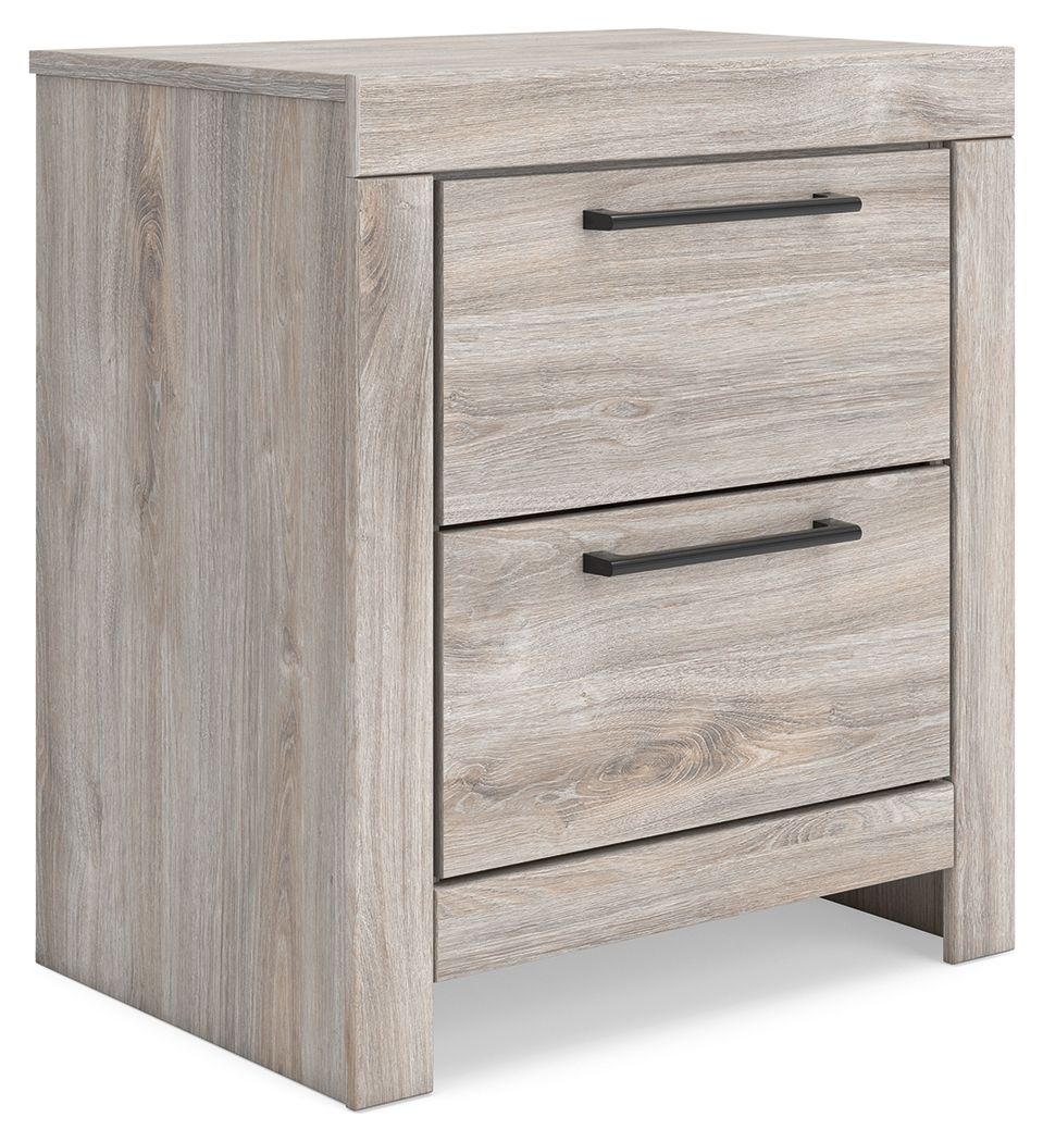 Broachmyn - Two Drawer Night Stand - Gray
