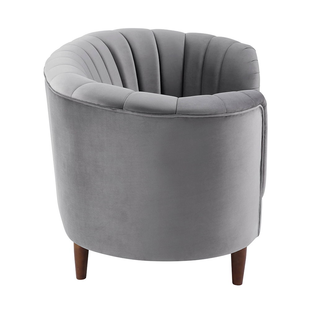Millephri - Chair - Gray Velvet, gray, view 3