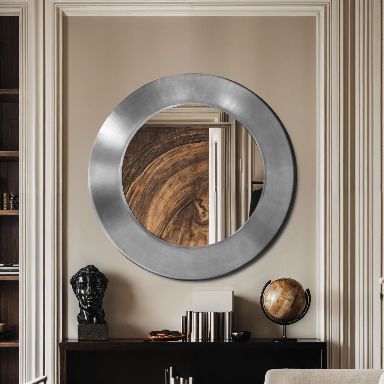 Sphere - 36" Mirror - Silver