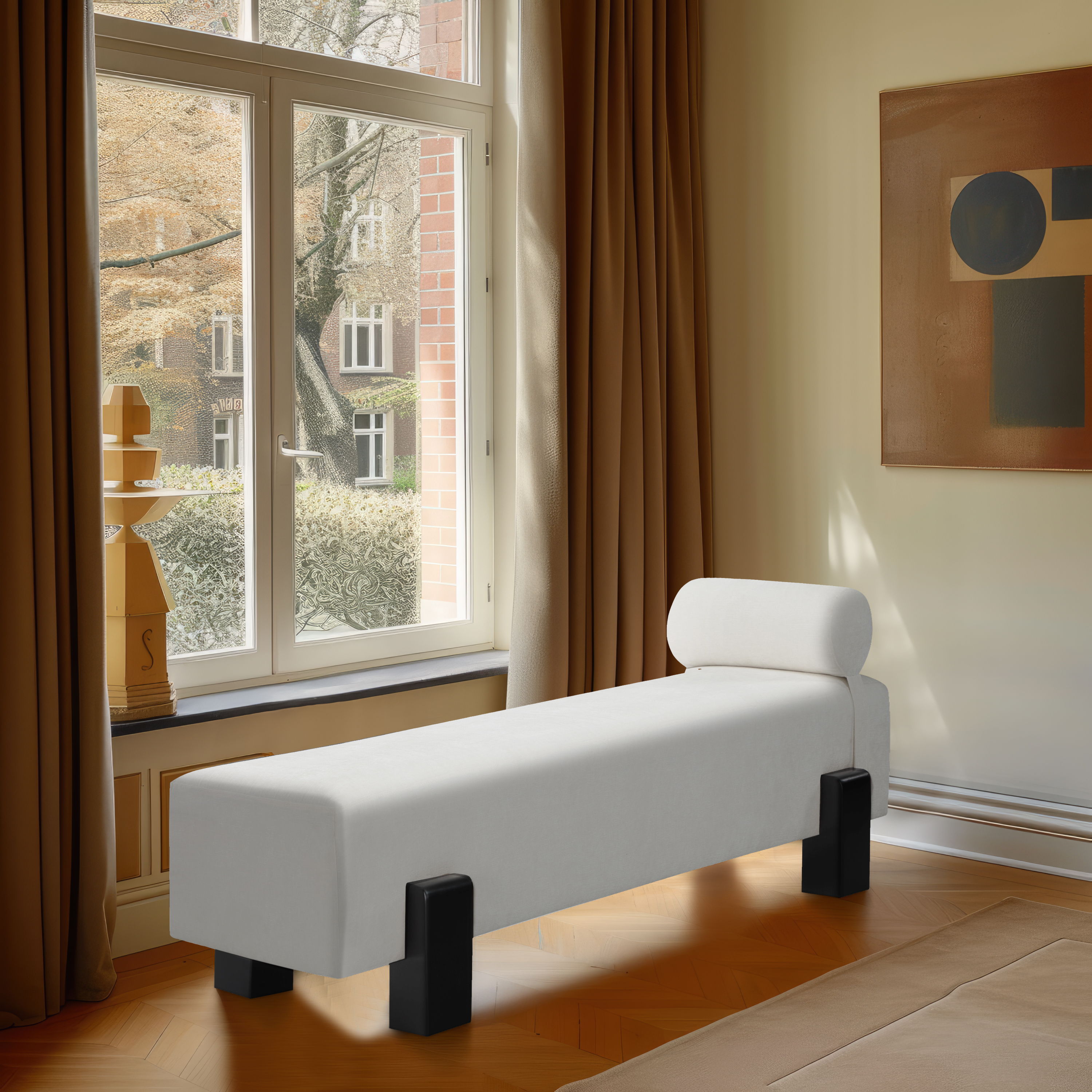 Edison - Bench - Cream