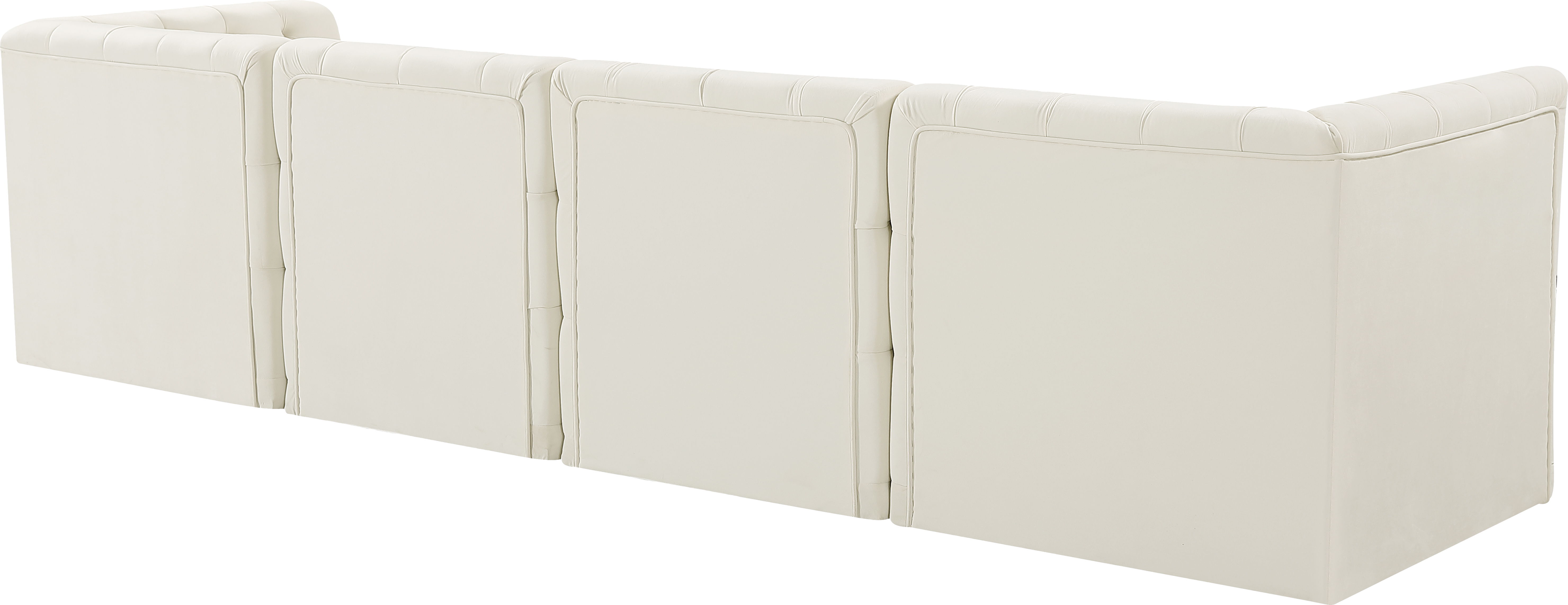 Tuft - 4 Piece Modular Sofa - Cream