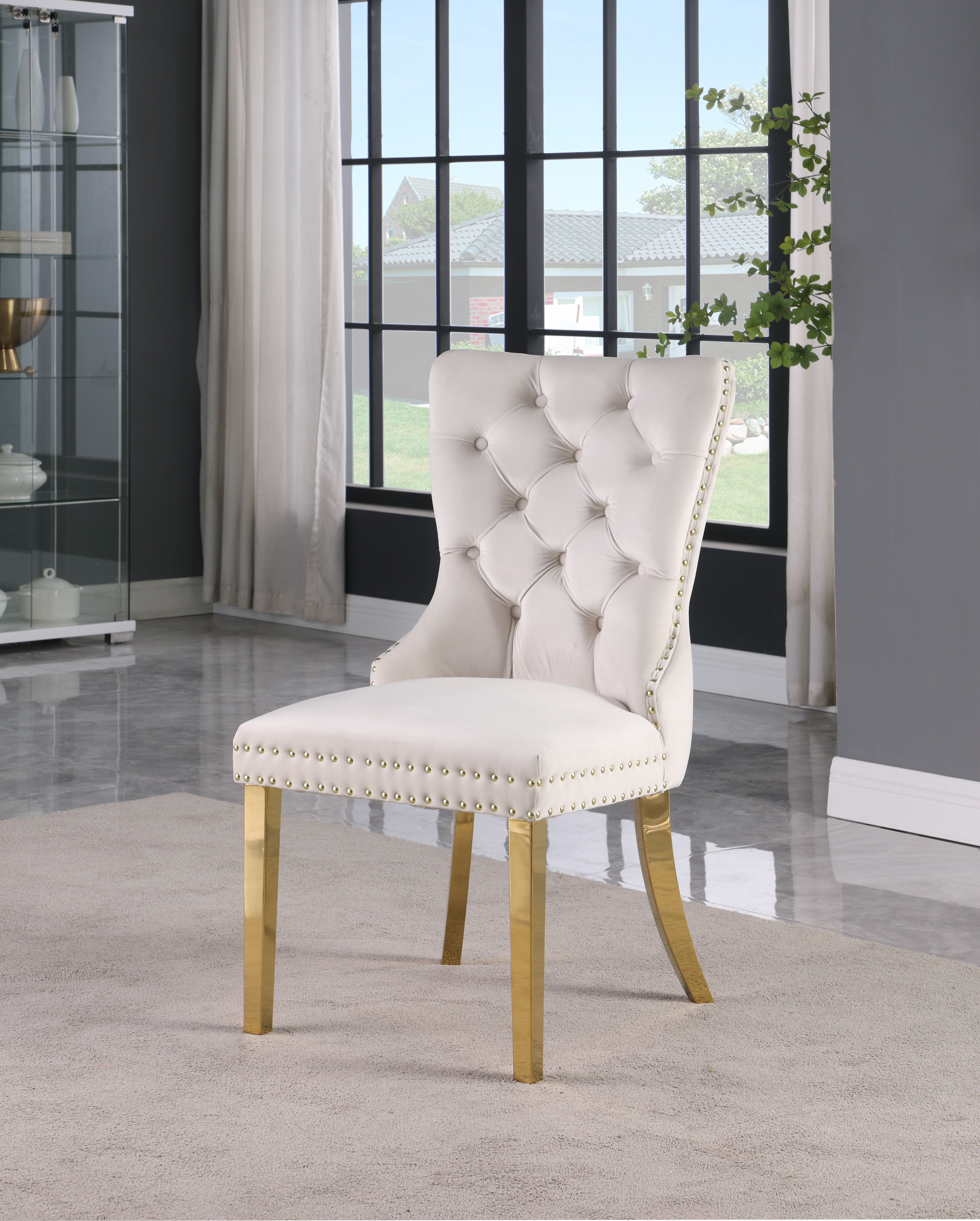 Carmen - Dining Chair (Set of 2) - Cream