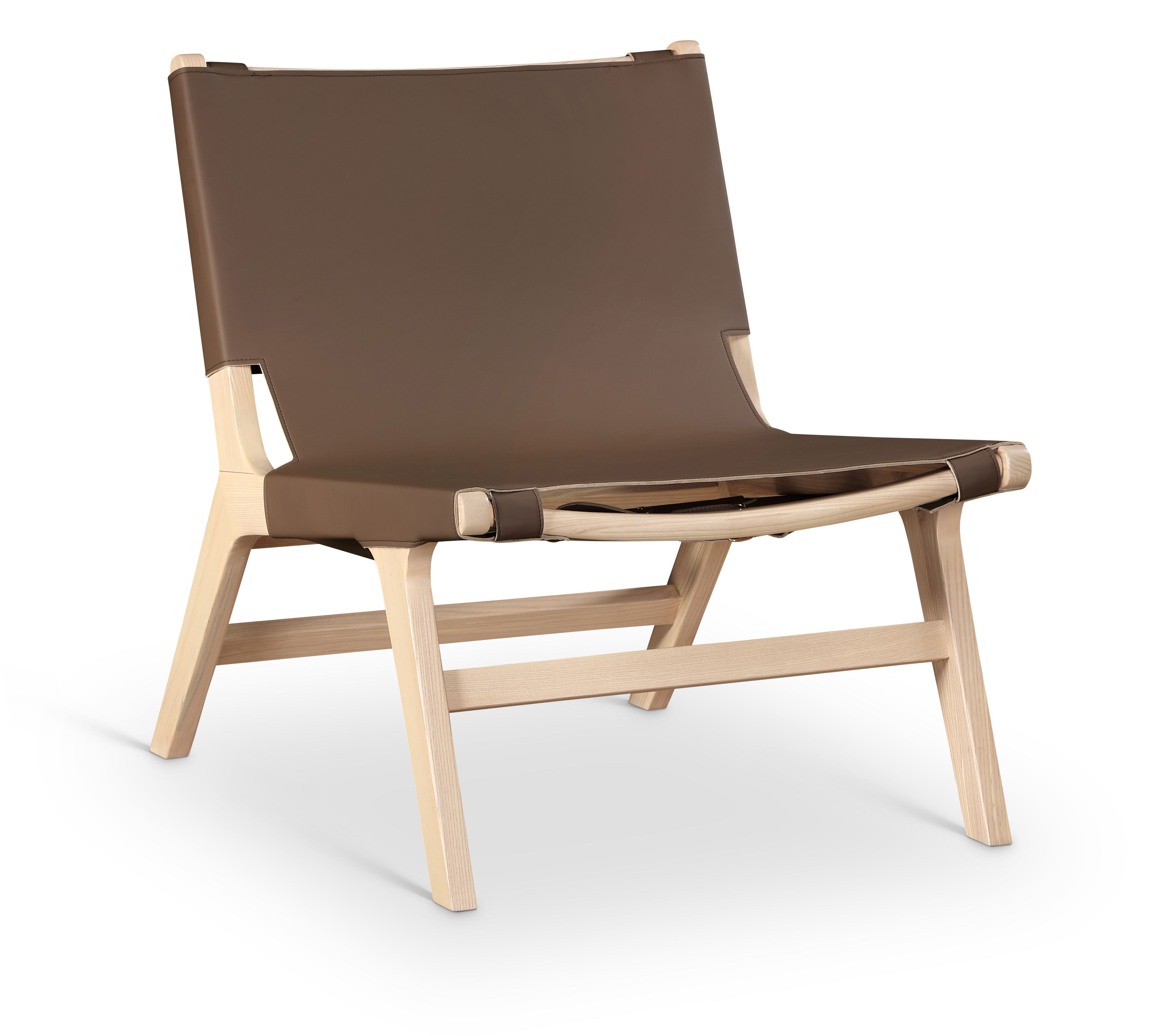 Rawlins - Vegan Leather Accent Chair - Brown