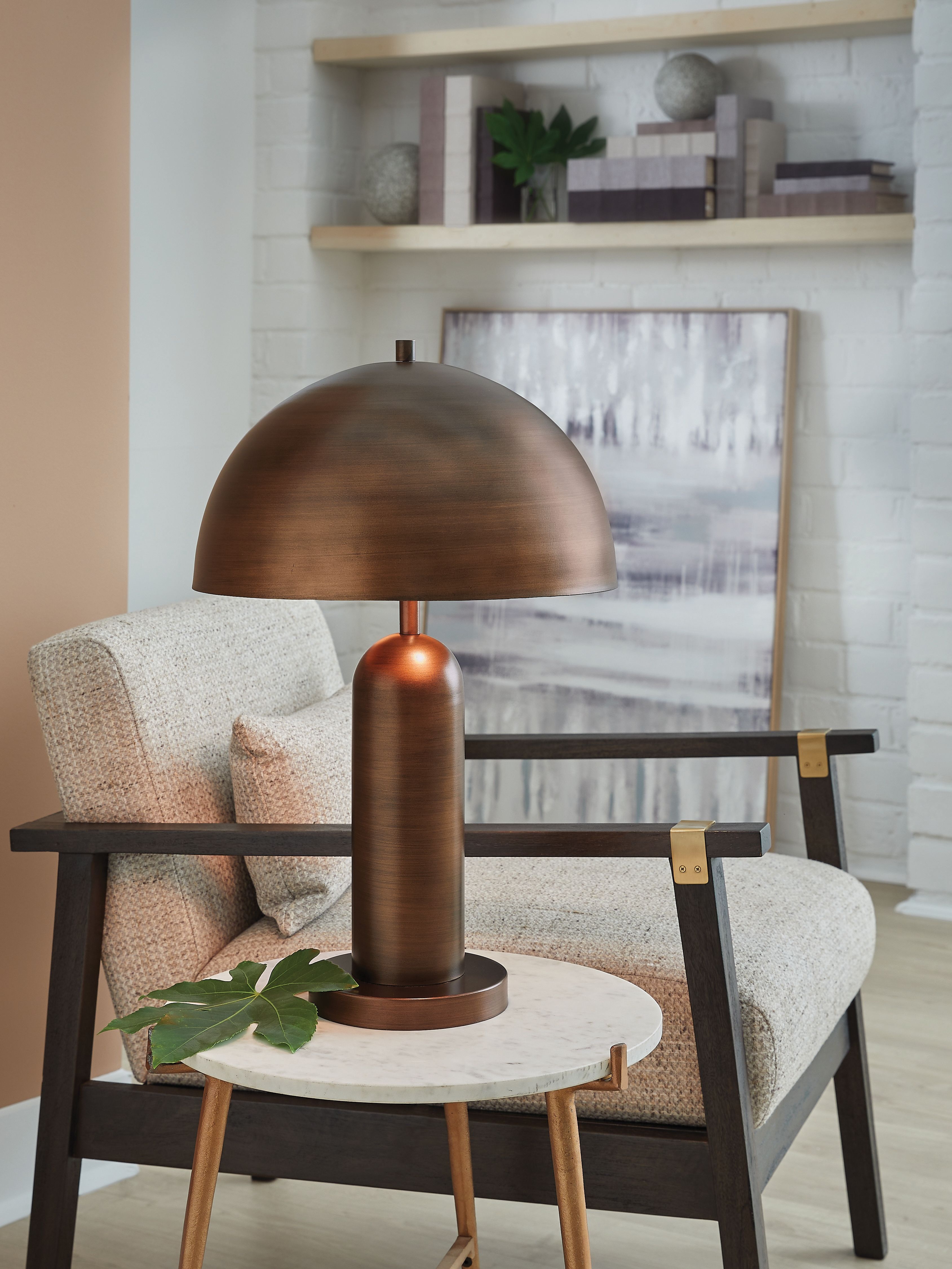 Wendfield - Metal Table Lamp - Antique Copper Finish
