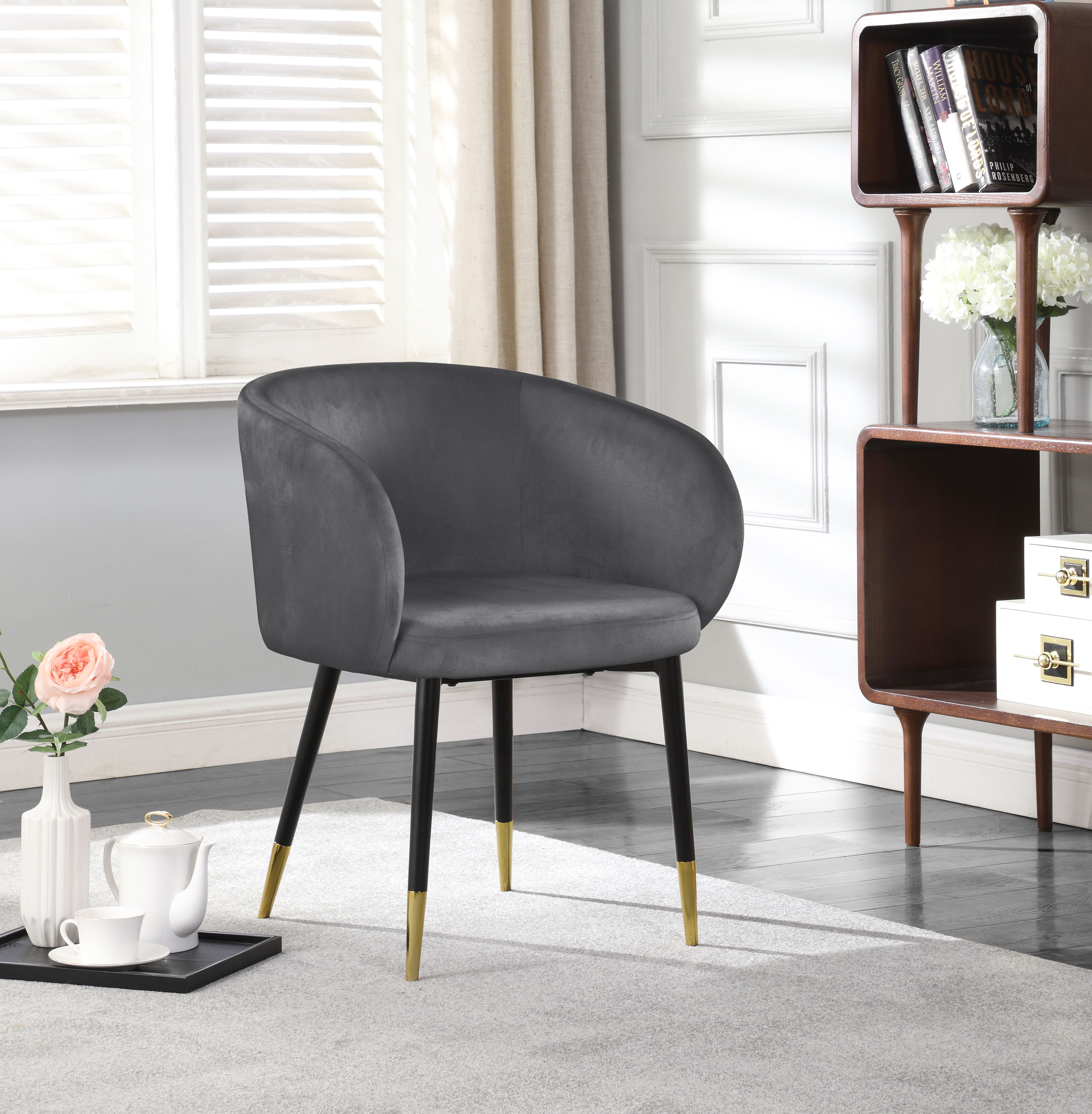 Louise - Dining Chair - Gray