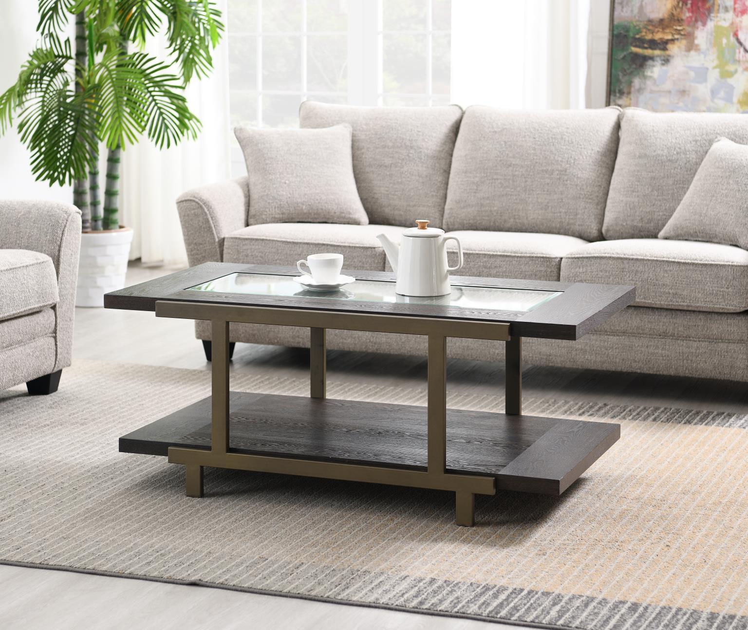 T112 - Coffee Table - Dark Brown