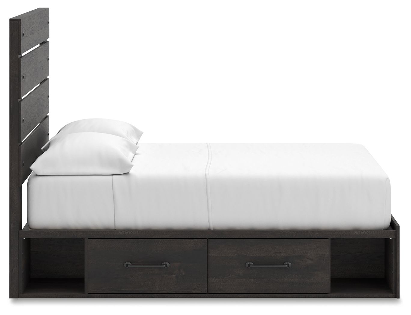 Ashley Furniture Hollivern - Full Panel Storage Bed - Dark Gray - Image 10