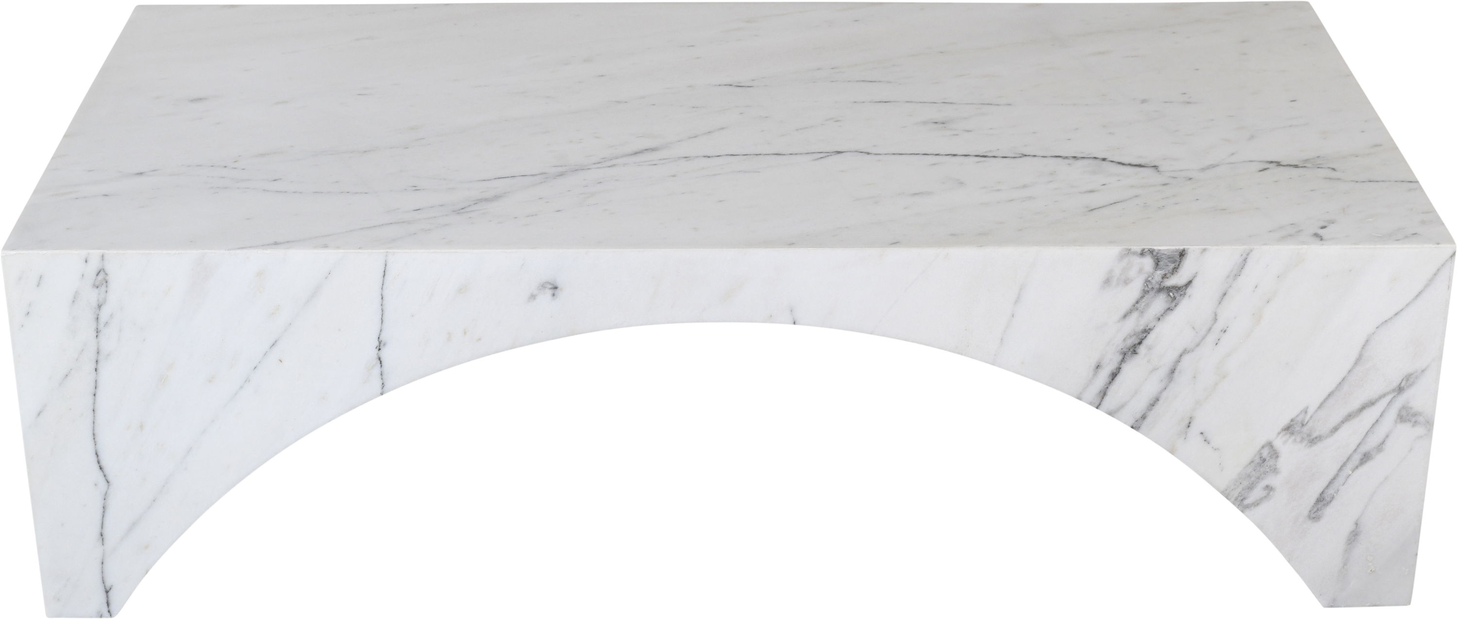 Palermo - Marble Coffee Table - White