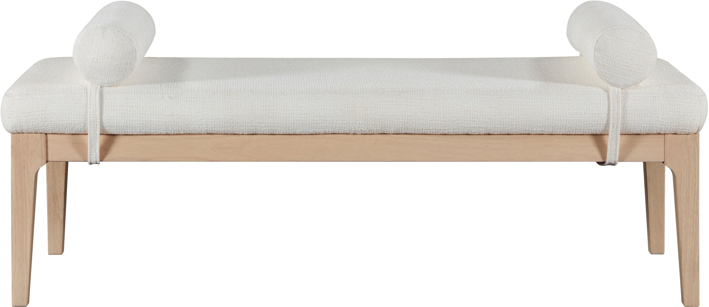 Priscilla - Fabric Bench - Cream