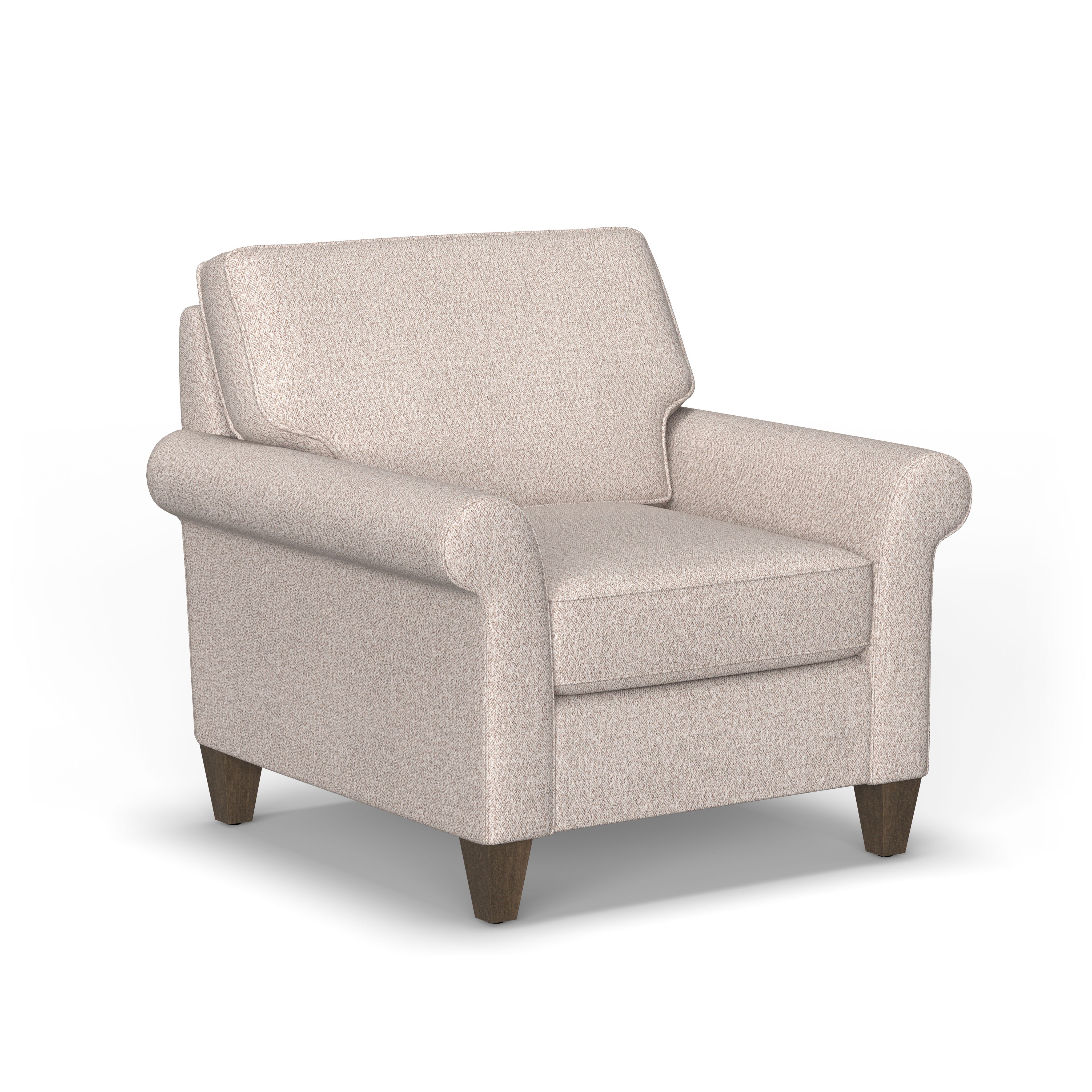 Westside - Fabric Chair, light gray, view 2