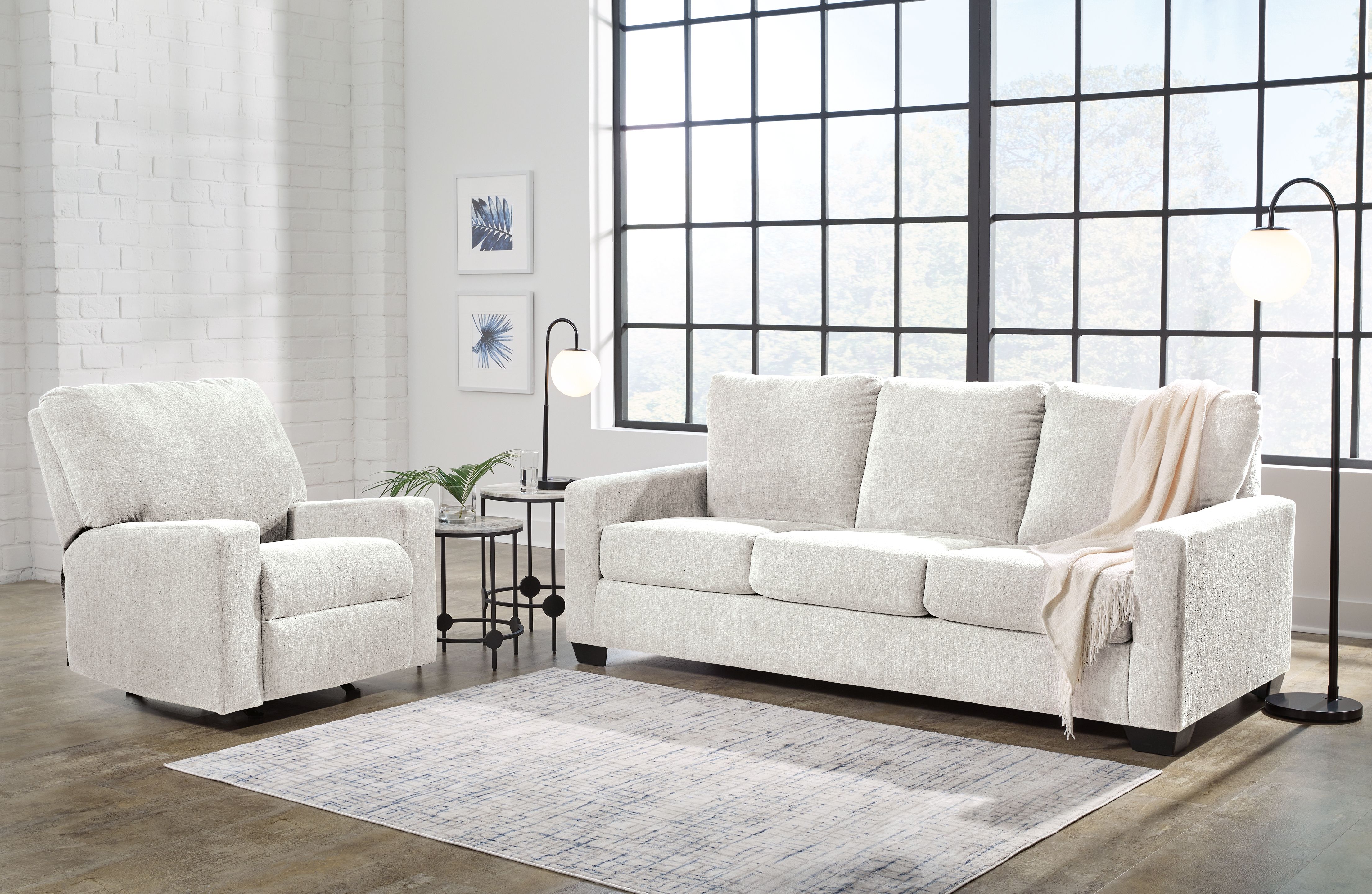 Queen · 2 Pc · Queen Sofa Sleeper, Rocker Recliner