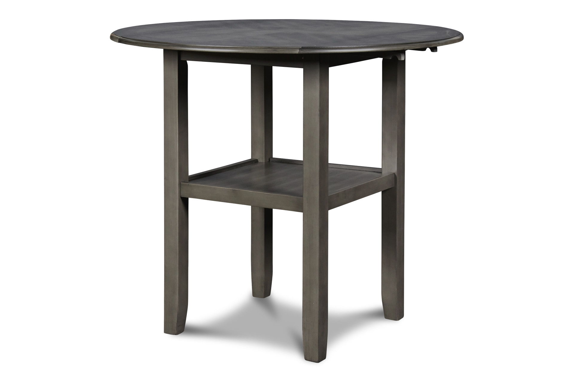 Gia - 3 Piece Dining Set (Counter Drop Leaf Table & 2 Chairs) - Gray
