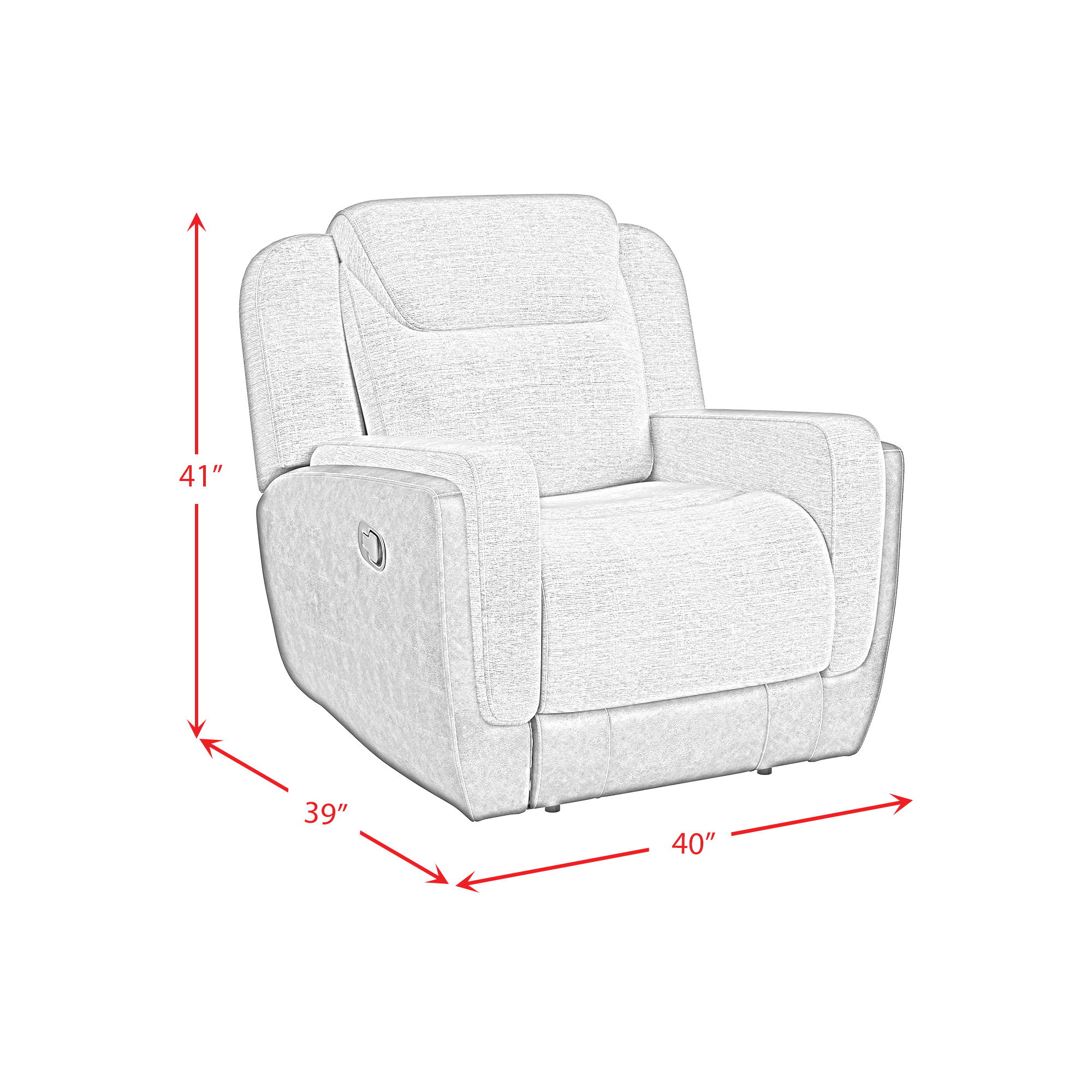 Hornet - Motion Glider Recliner - Rancho Beige