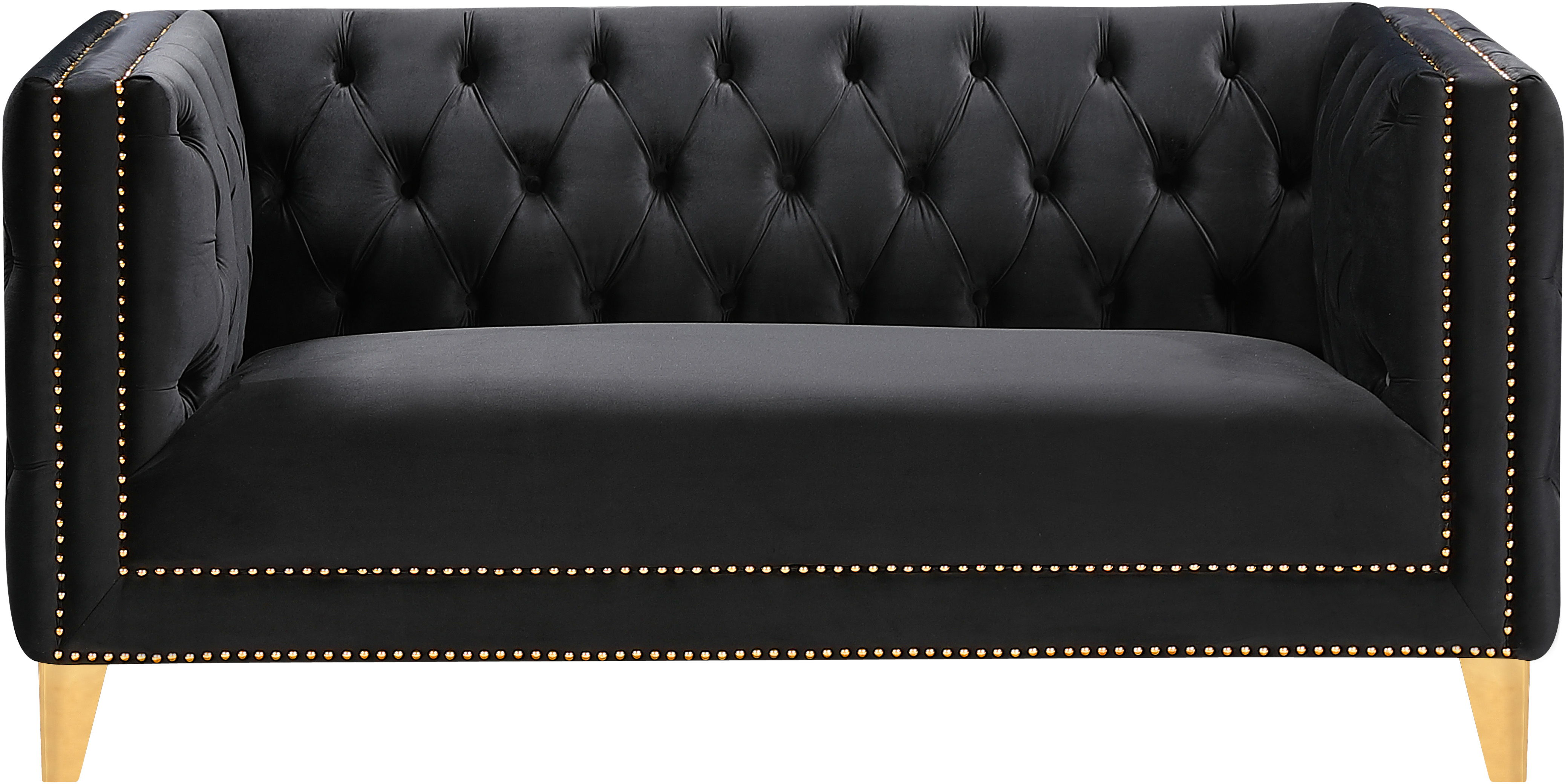 Michelle - Loveseat - Black