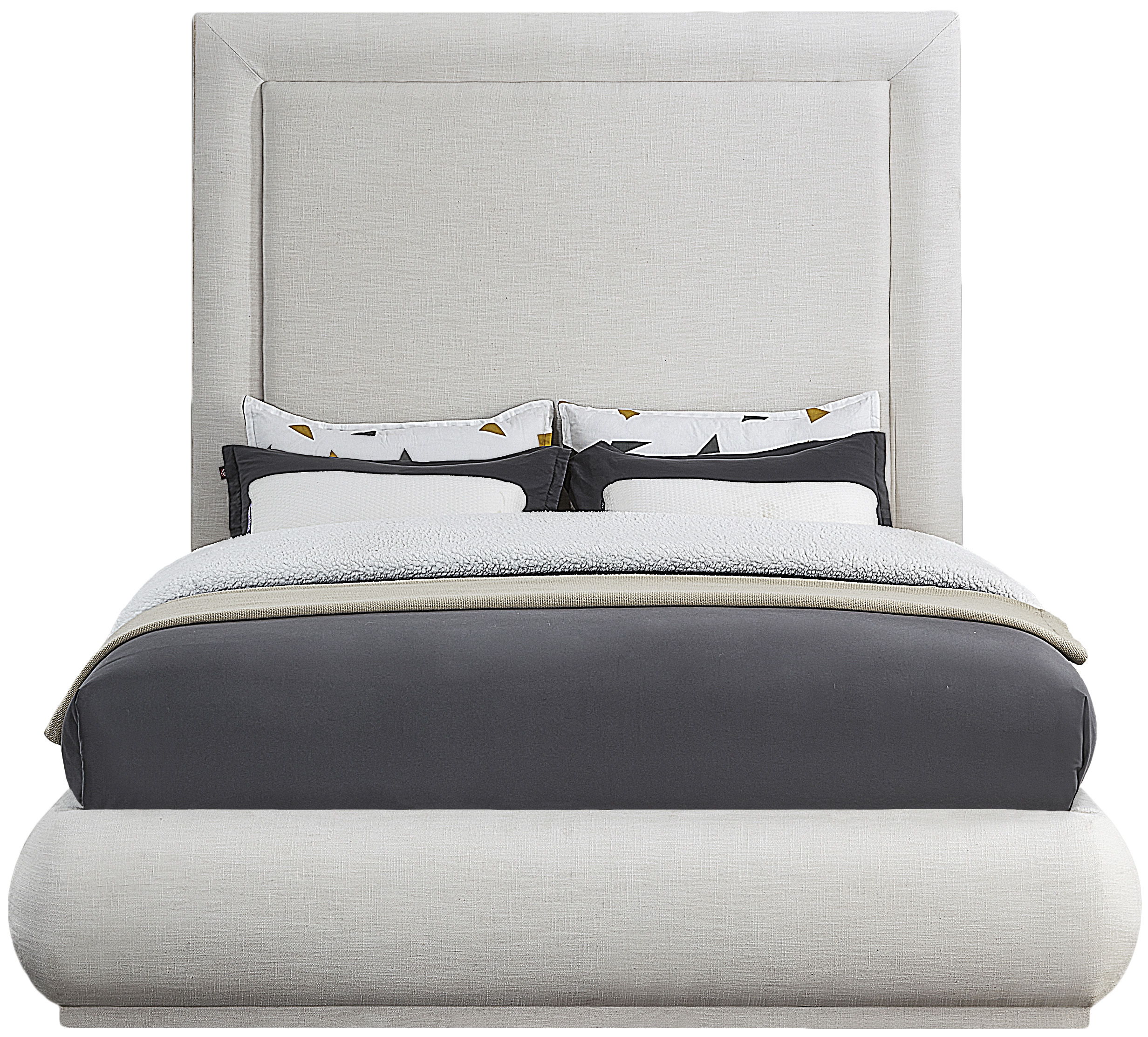 Brooke - King Bed - Cream