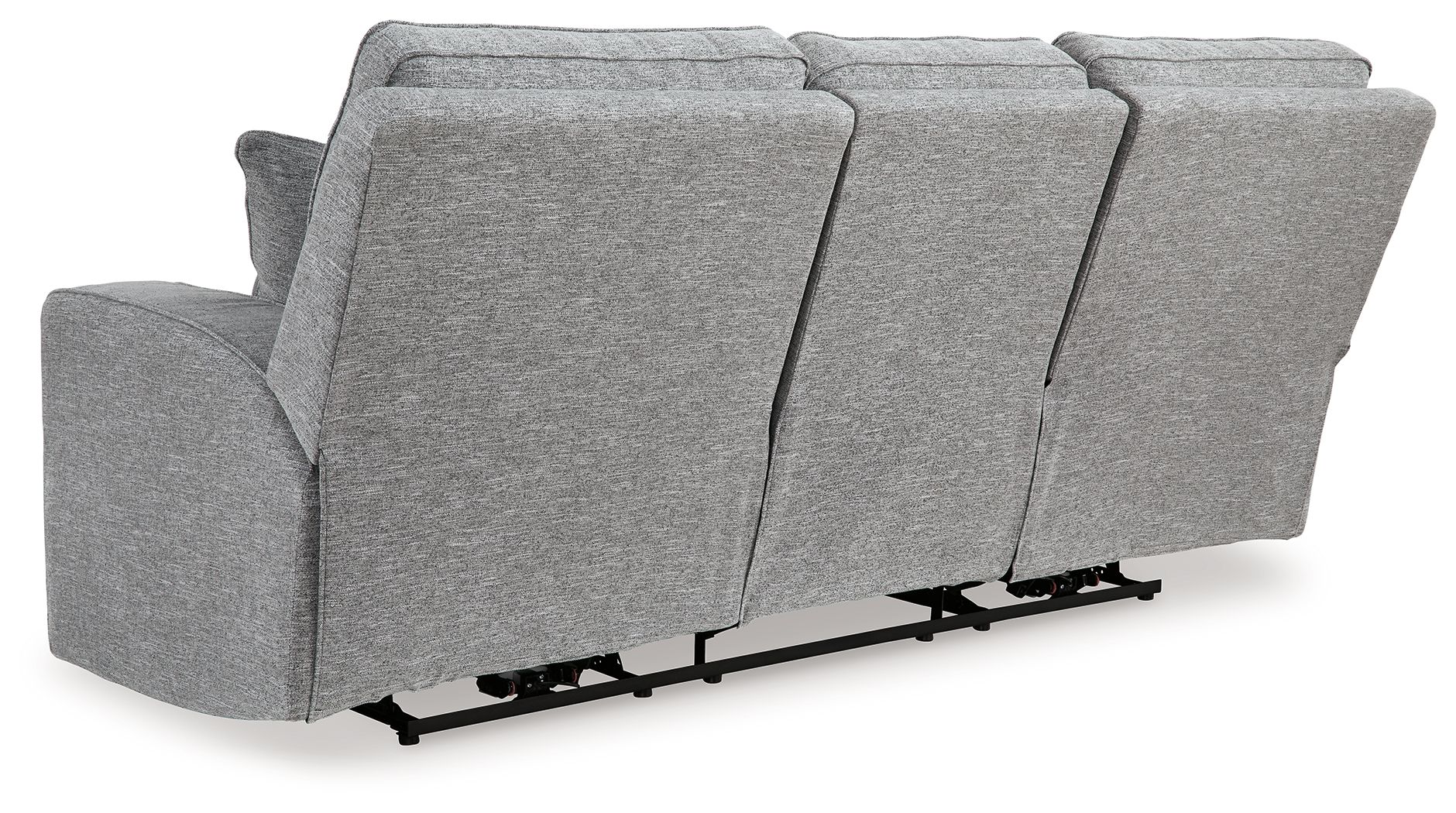 Ashley Furniture Biscoe - 2 Pc. - Power Reclining Sofa, Power Reclining Loveseat - Pewter - Image 5