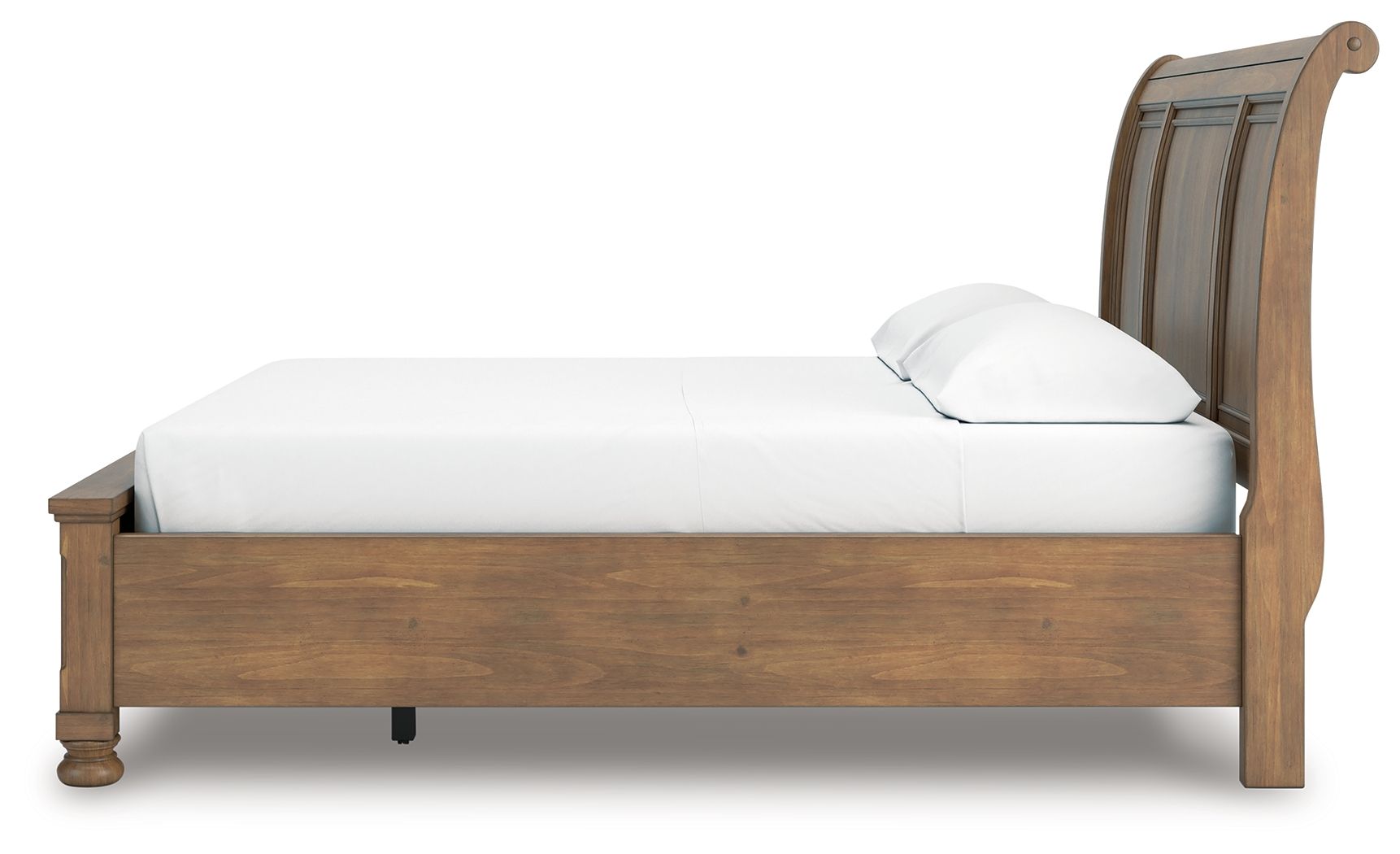 Ashley Furniture Feddinger - California King Storage Sleigh Bed - Medium Brown - Image 9