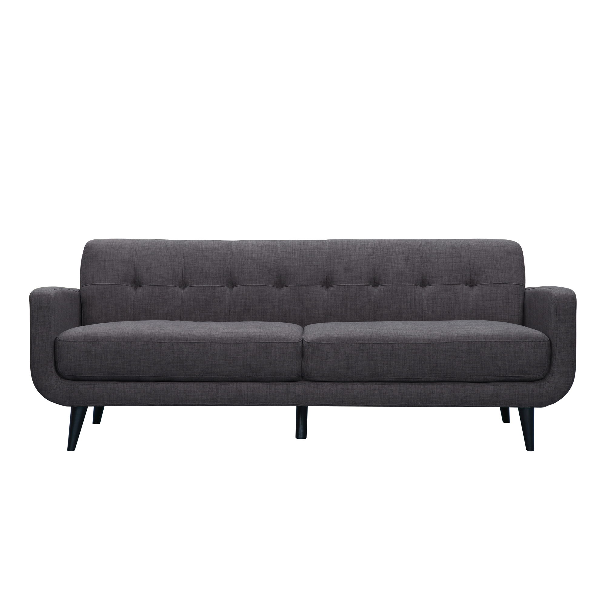Hadley - 4480 KD Sofa Heirloom With No Pillows - Charcoal