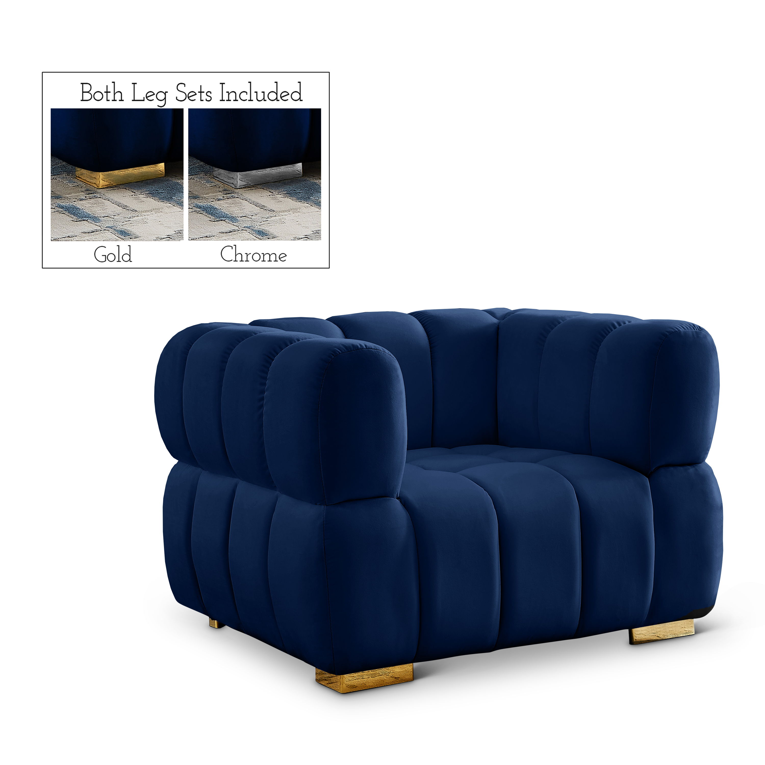 Gwen - Chair - Navy