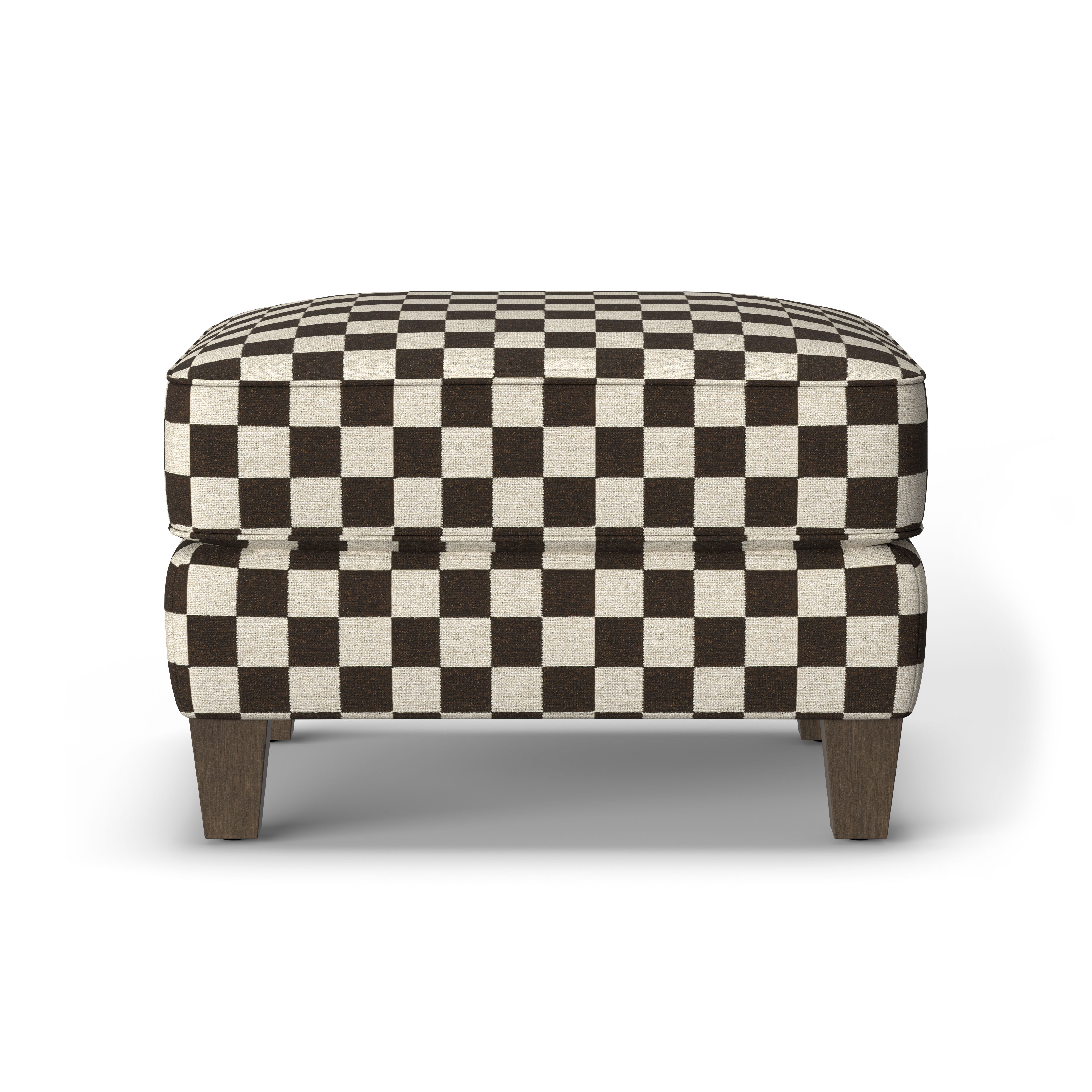 Finley - Fabric Ottoman, light gray, view 5