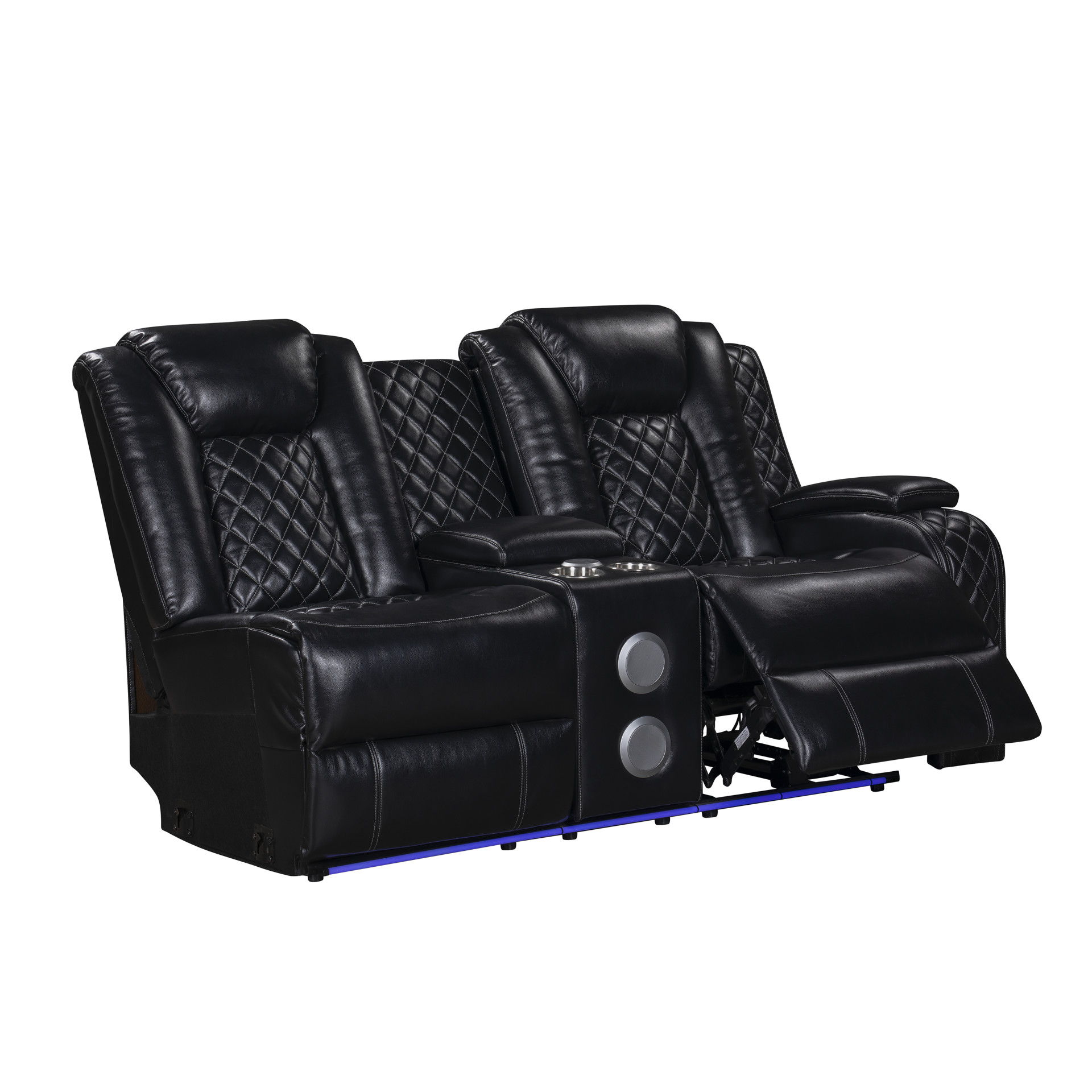 RAF Console Loveseat With Recliner