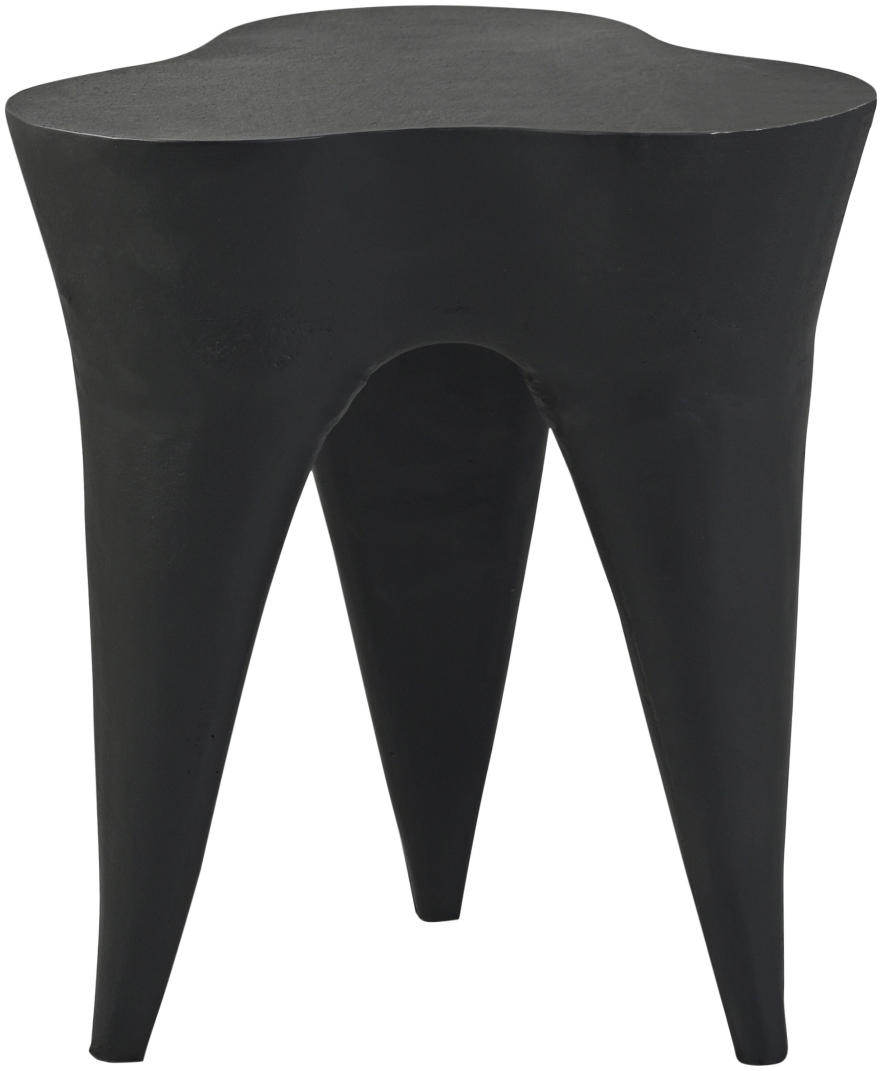 Bourges - Aluminum End Table - Black