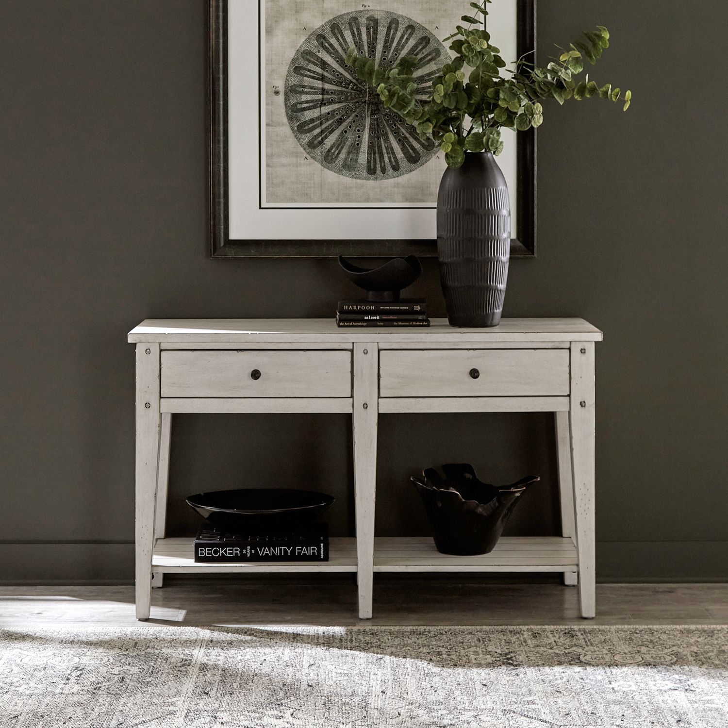 Liberty Furniture Lake House - Sofa Table - White