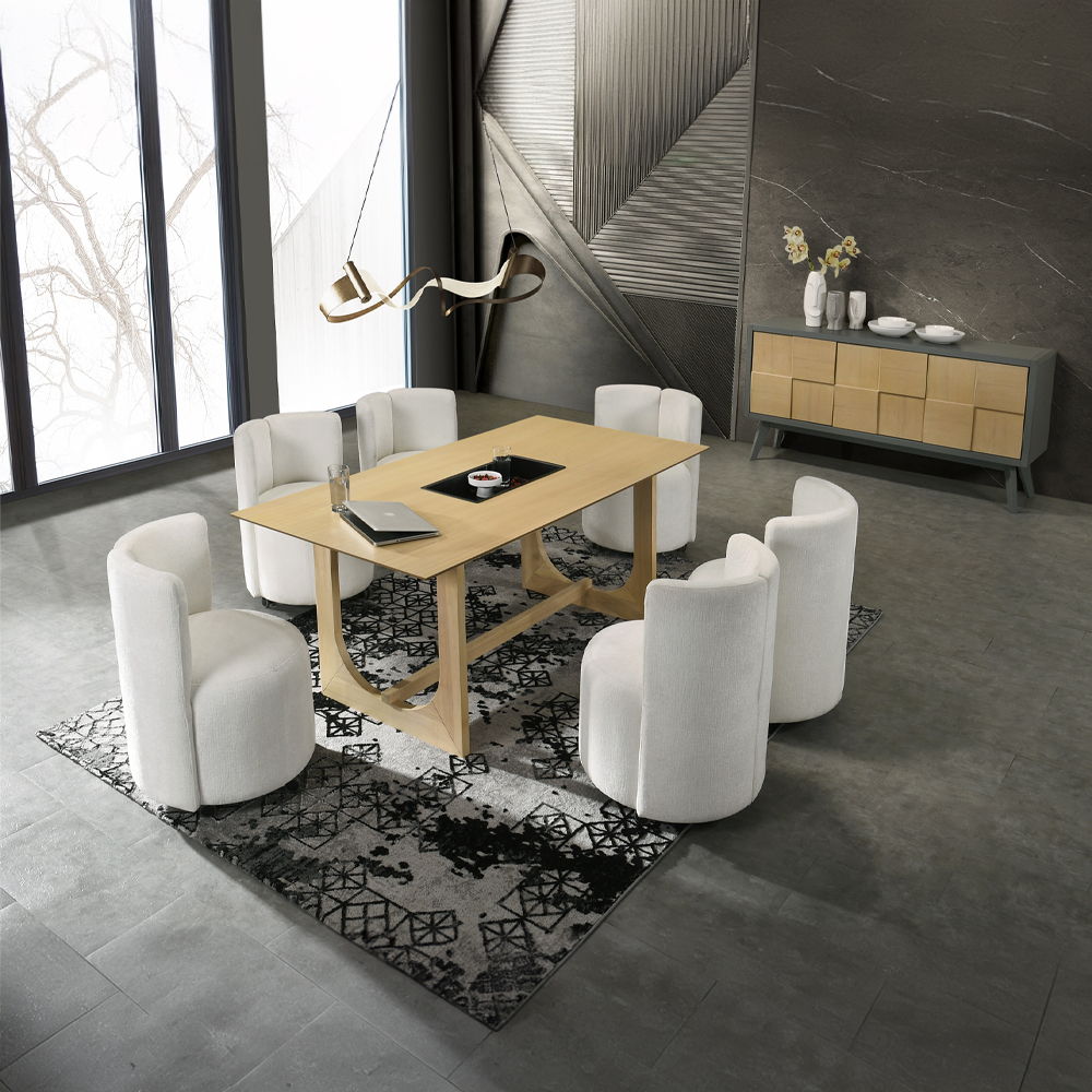 Blayde - Dining Table - Natural, light brown, view 4